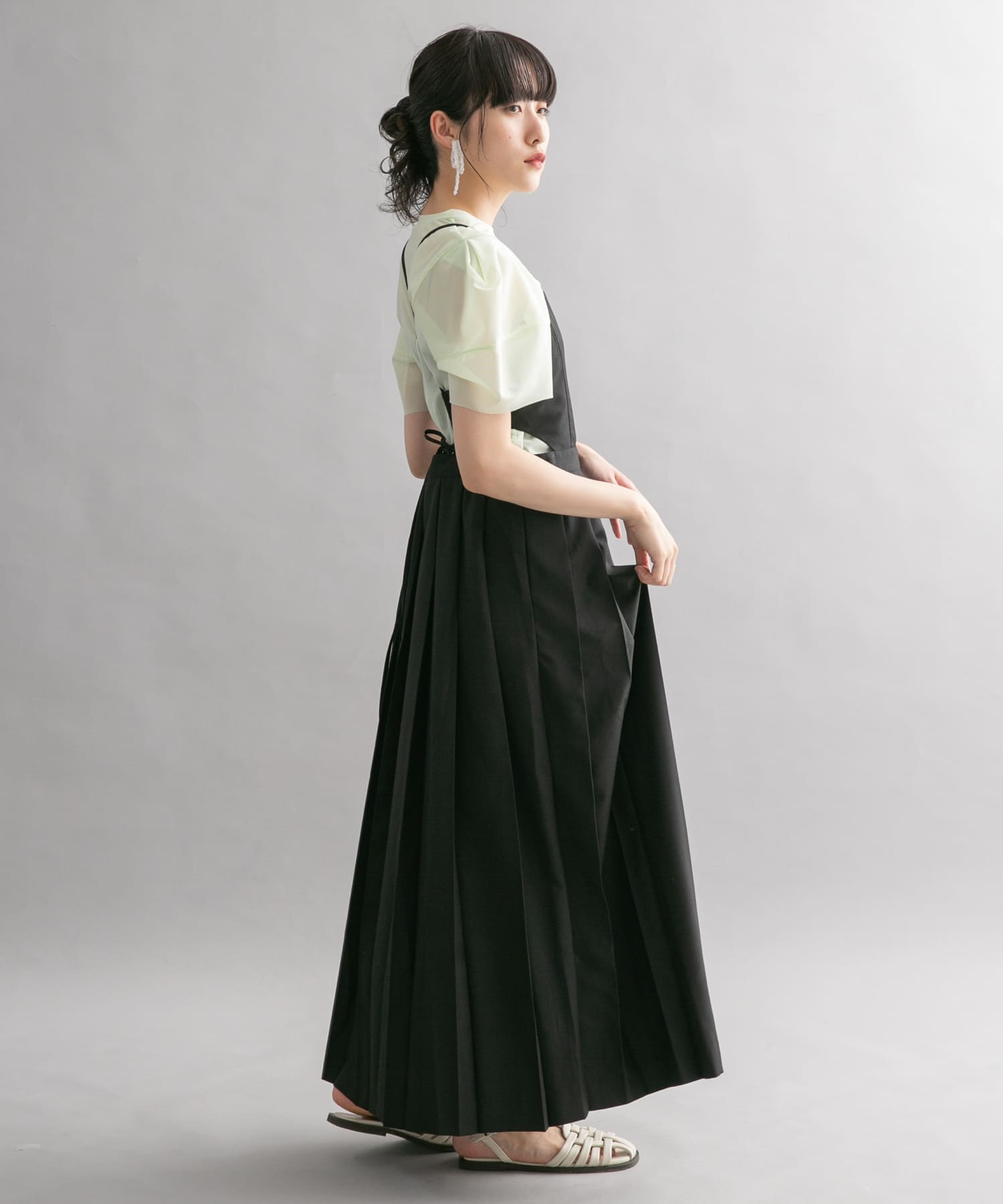 身長：160cm サイズ：one