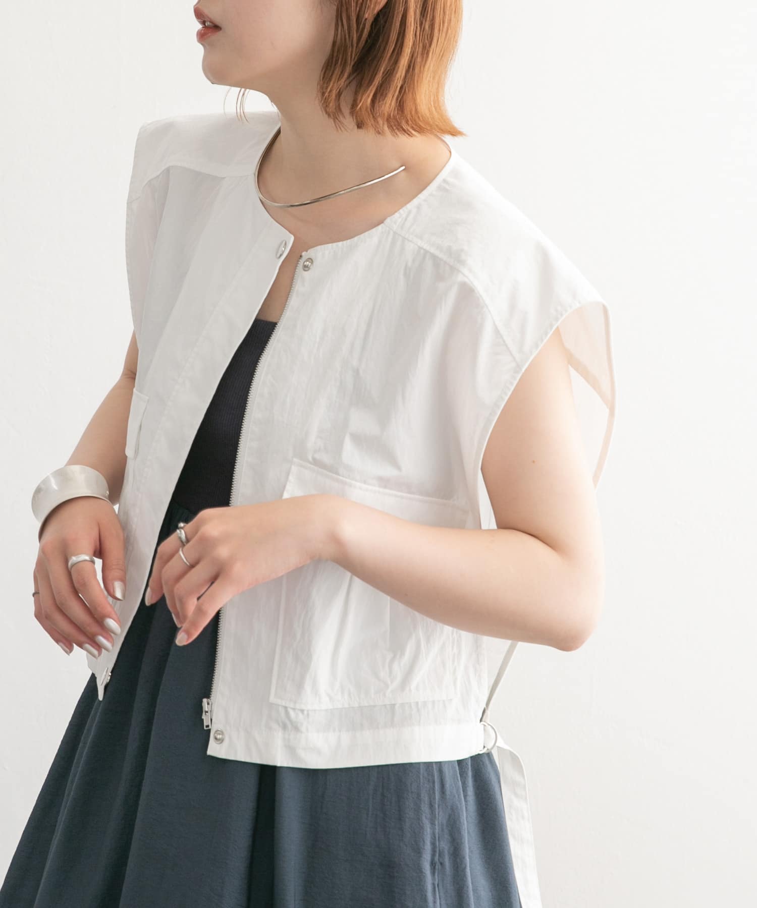 身長：160cm サイズ：one