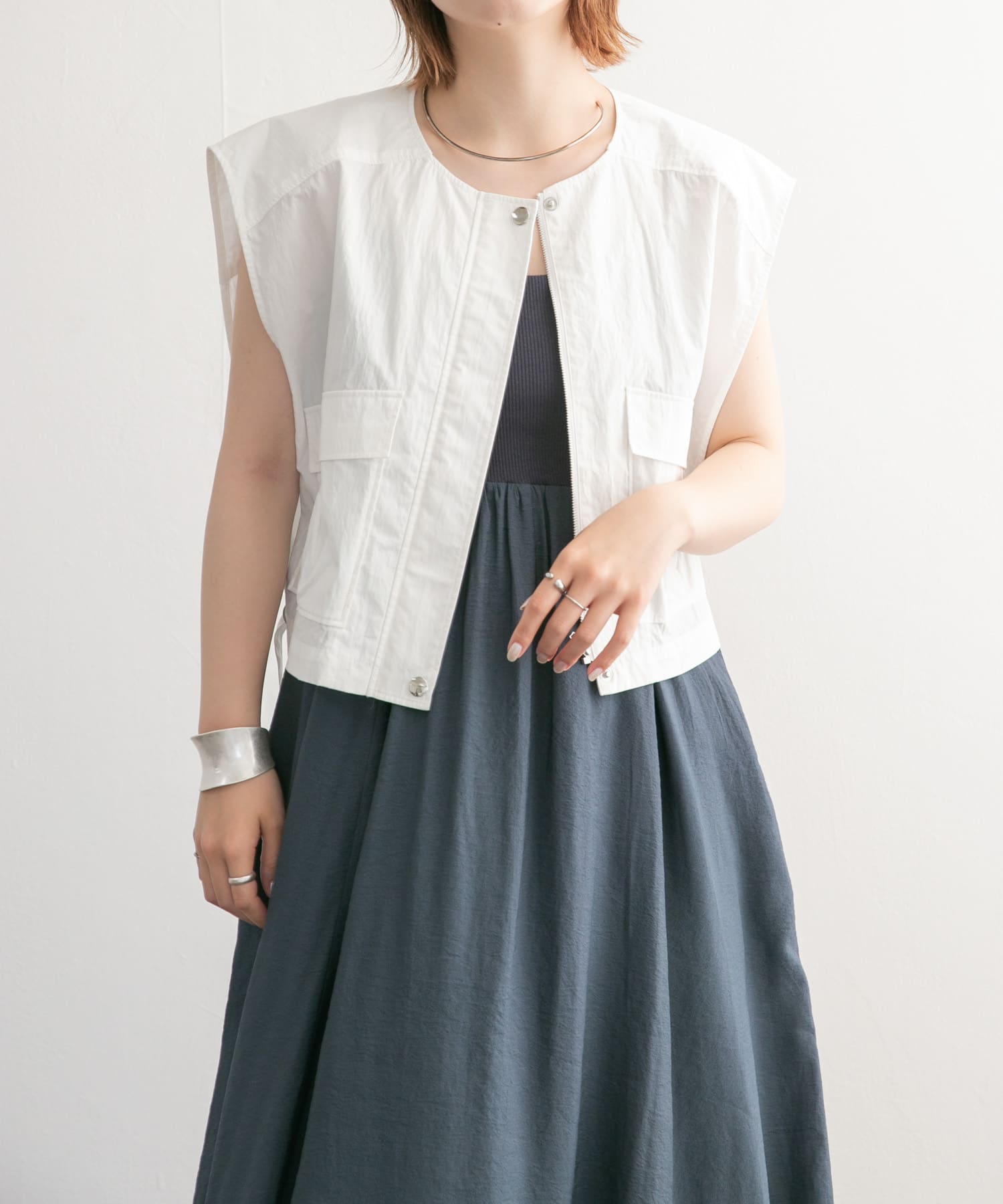 身長：160cm サイズ：one