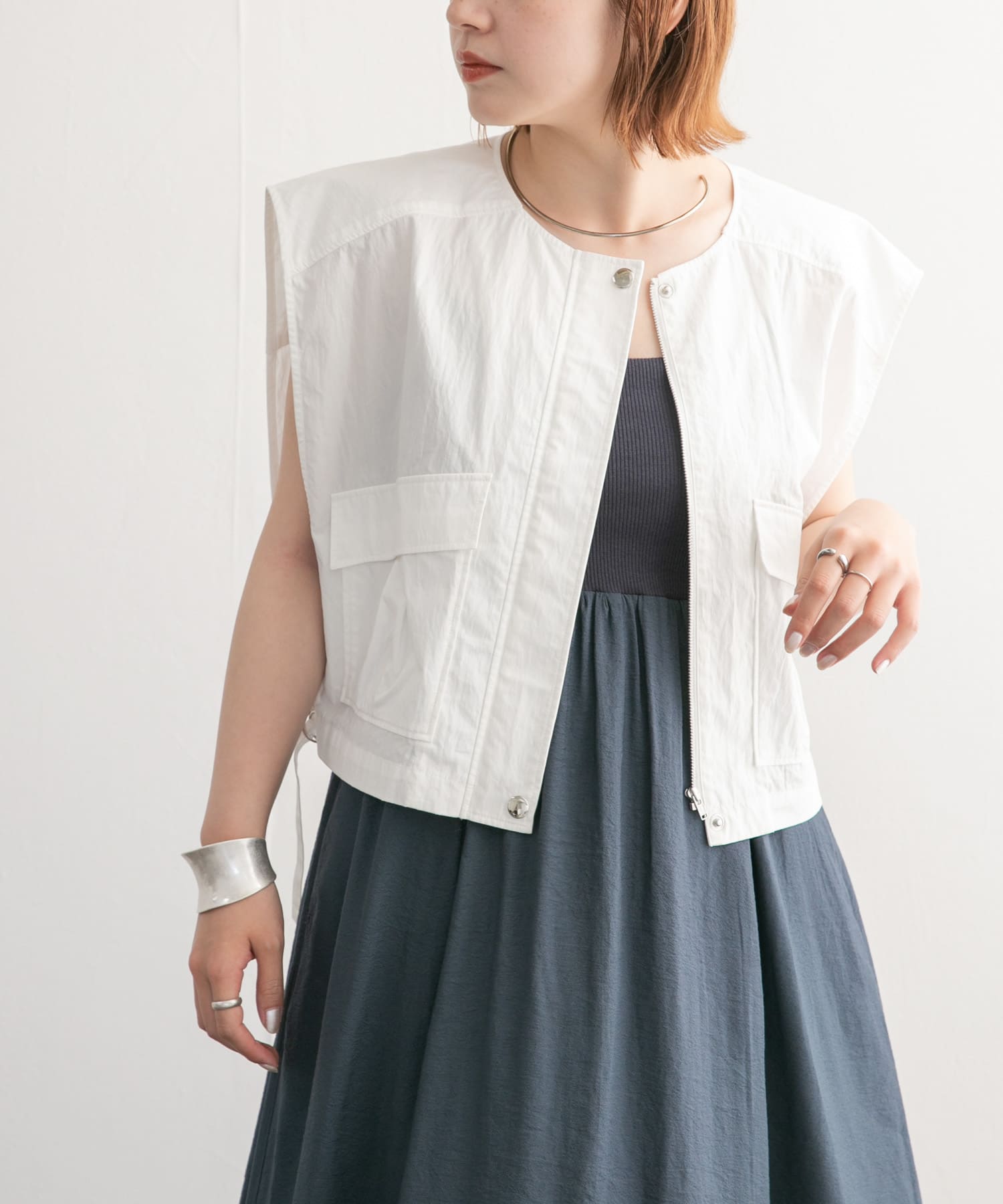 身長：160cm サイズ：one