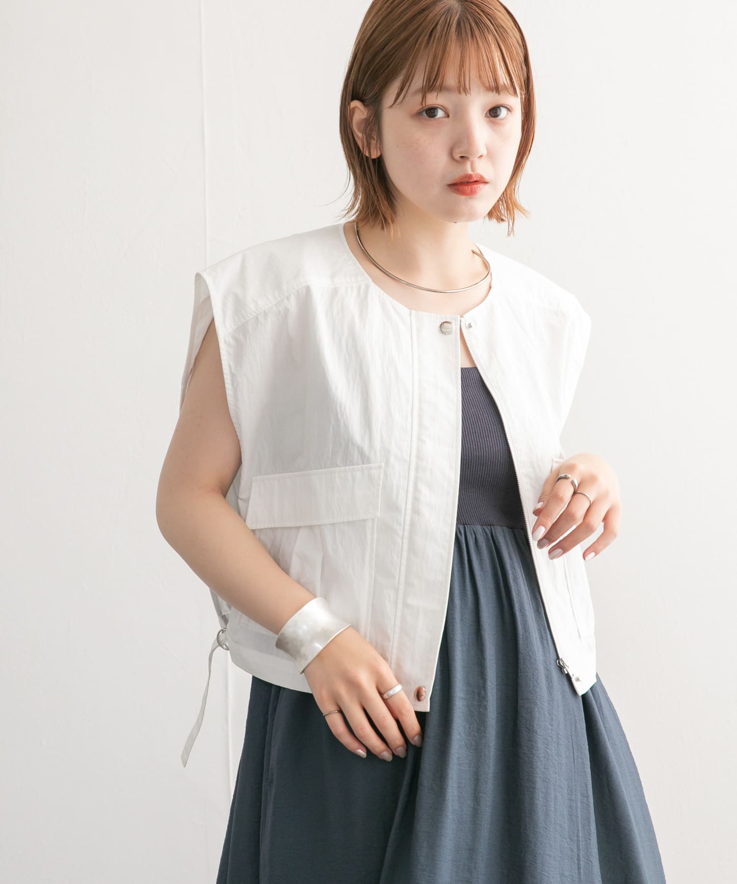 身長：160cm サイズ：one