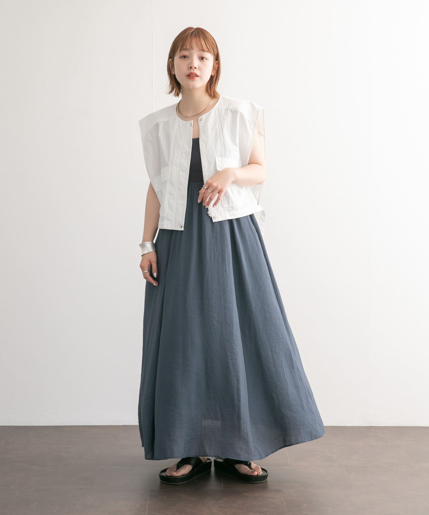 身長：160cm サイズ：one