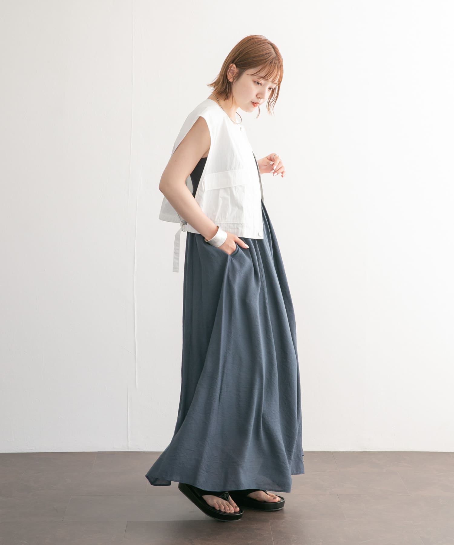 身長：160cm サイズ：one