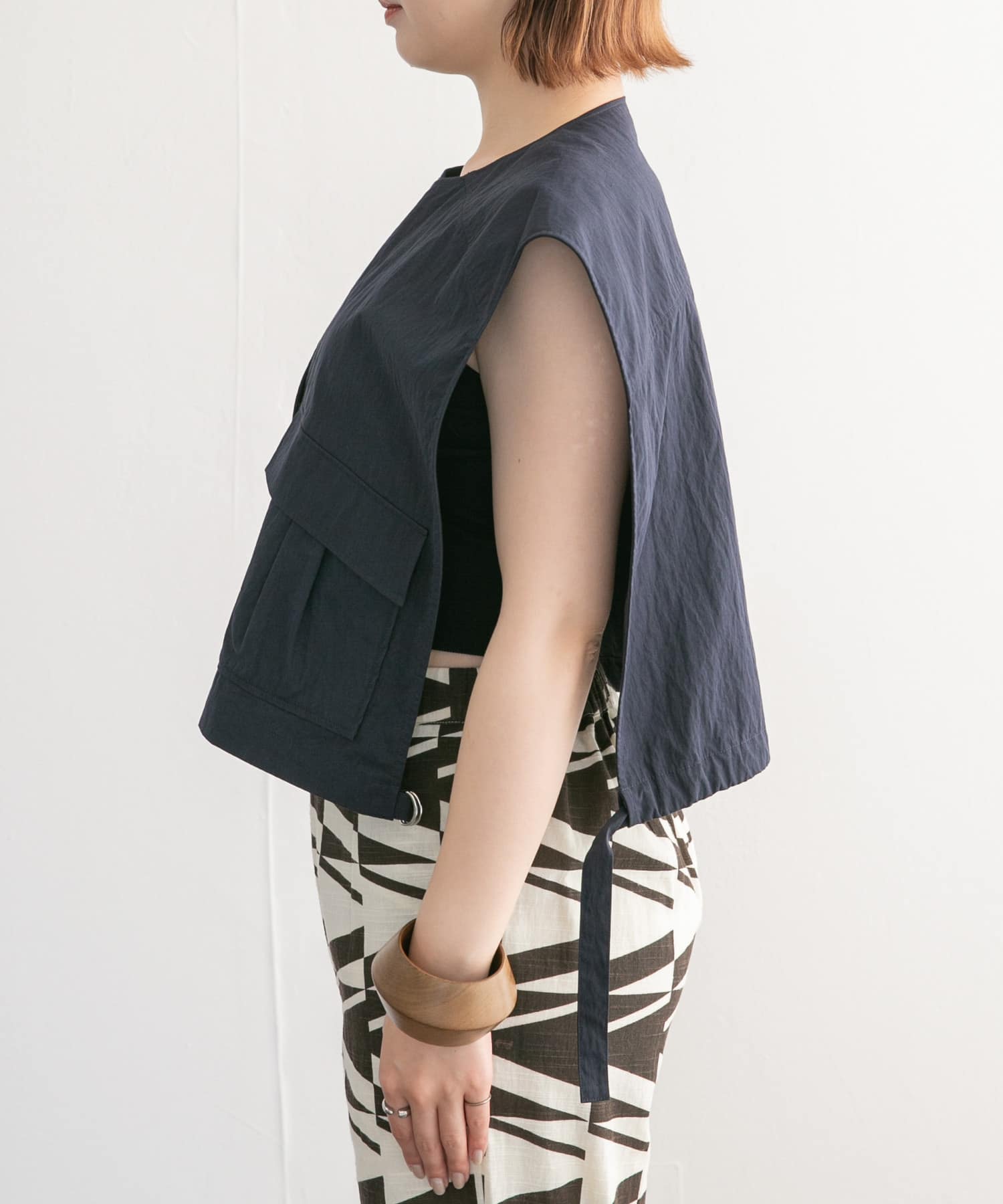 BIGポケットベスト NAVY one