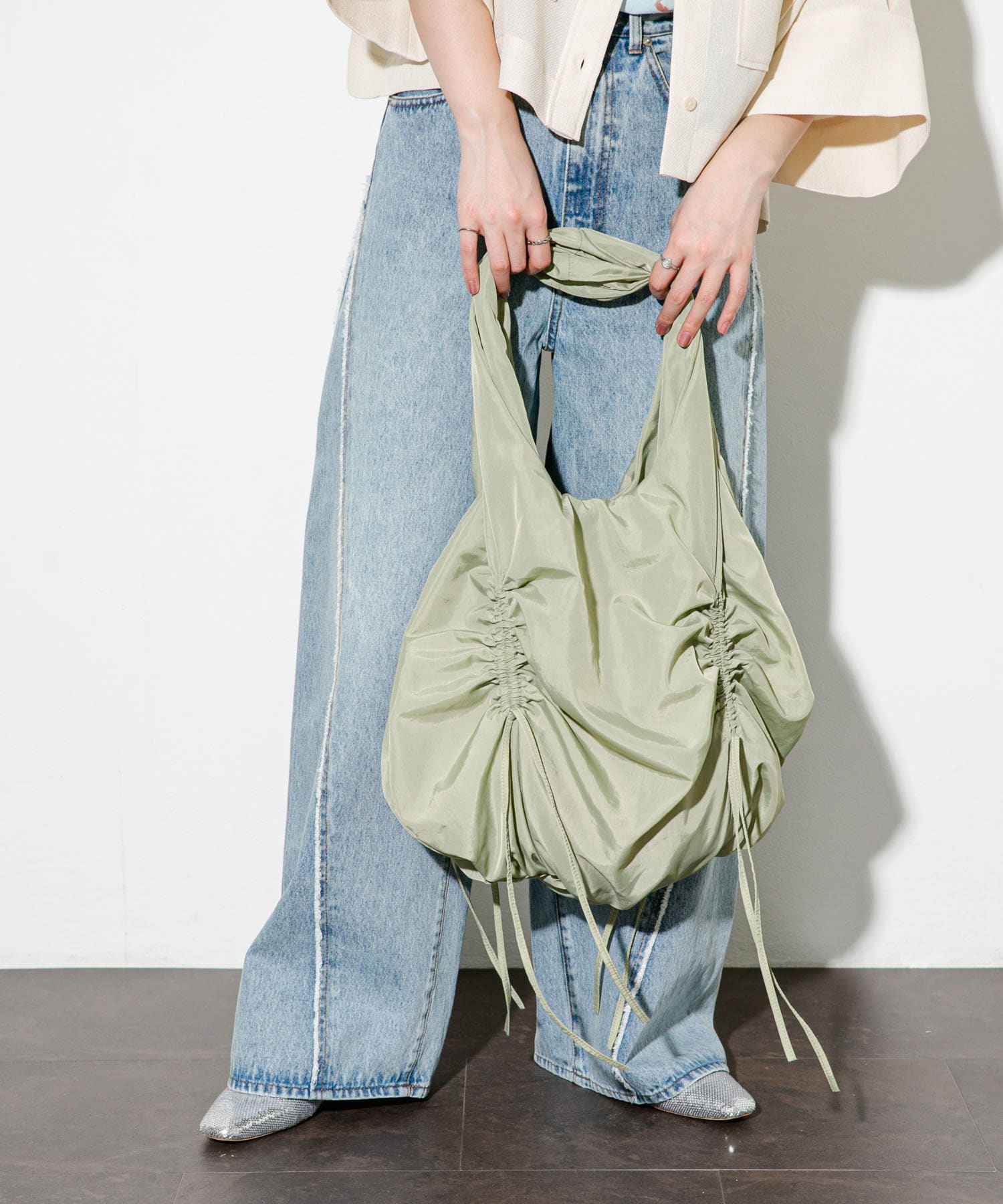 ドロストデザインバルーンBAG KHAKI one