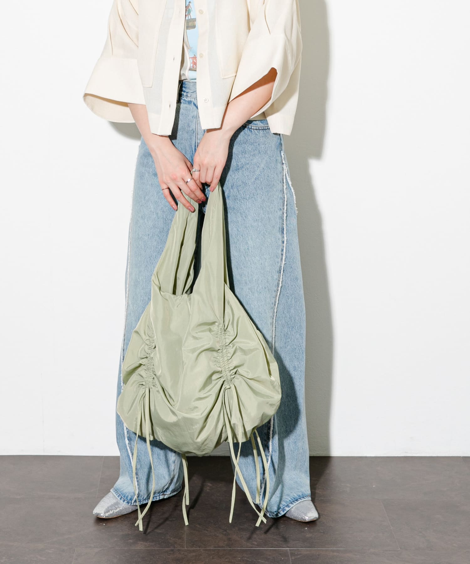 ドロストデザインバルーンBAG KHAKI one