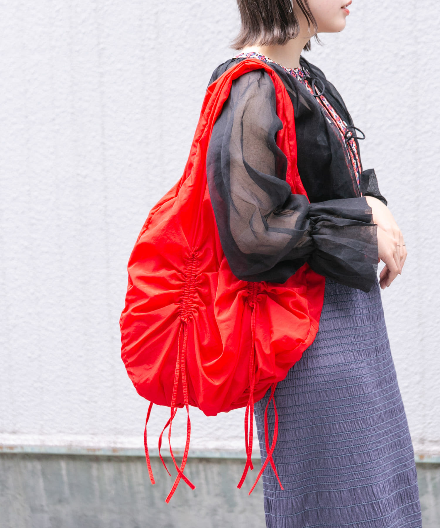 ドロストデザインバルーンBAG RED one