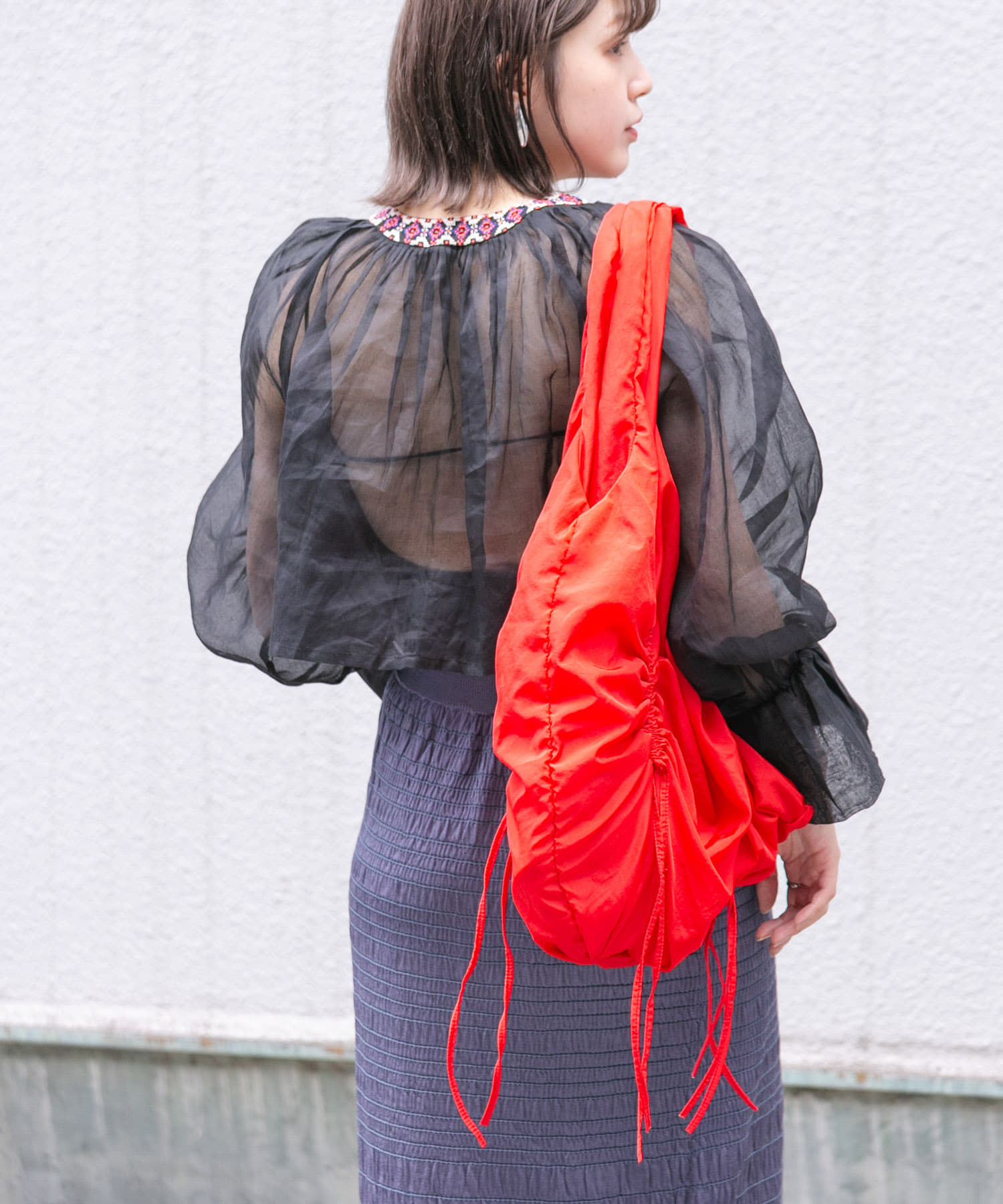 ドロストデザインバルーンBAG RED one