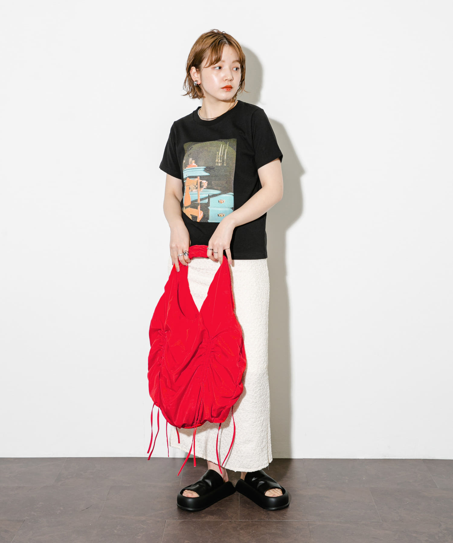 ドロストデザインバルーンBAG RED one