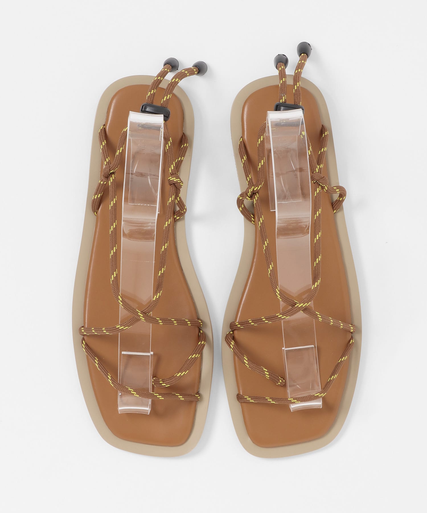 ドローコードサンダル BROWN 36