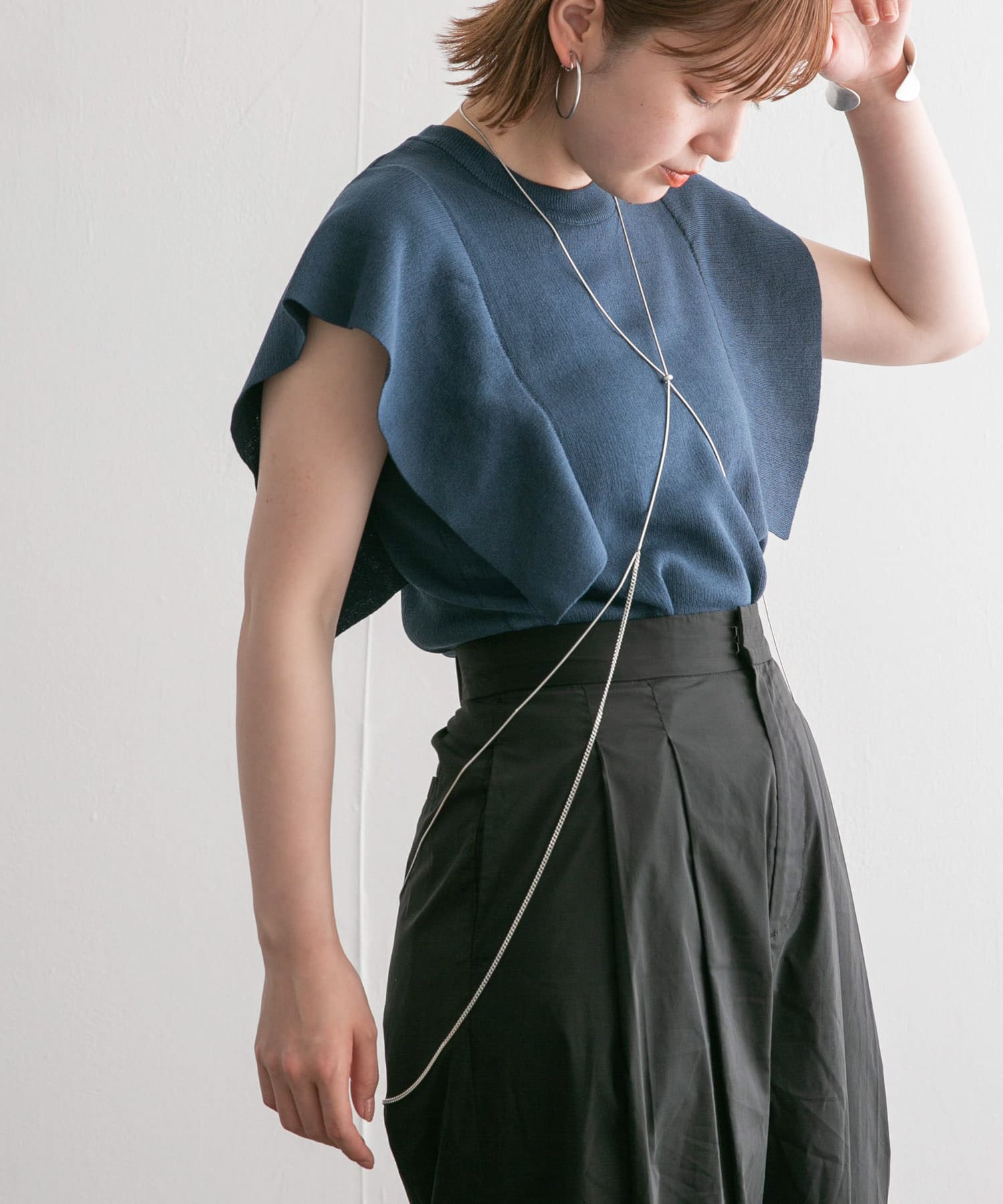 マルチWAYチェーンビスチェ SILVER one