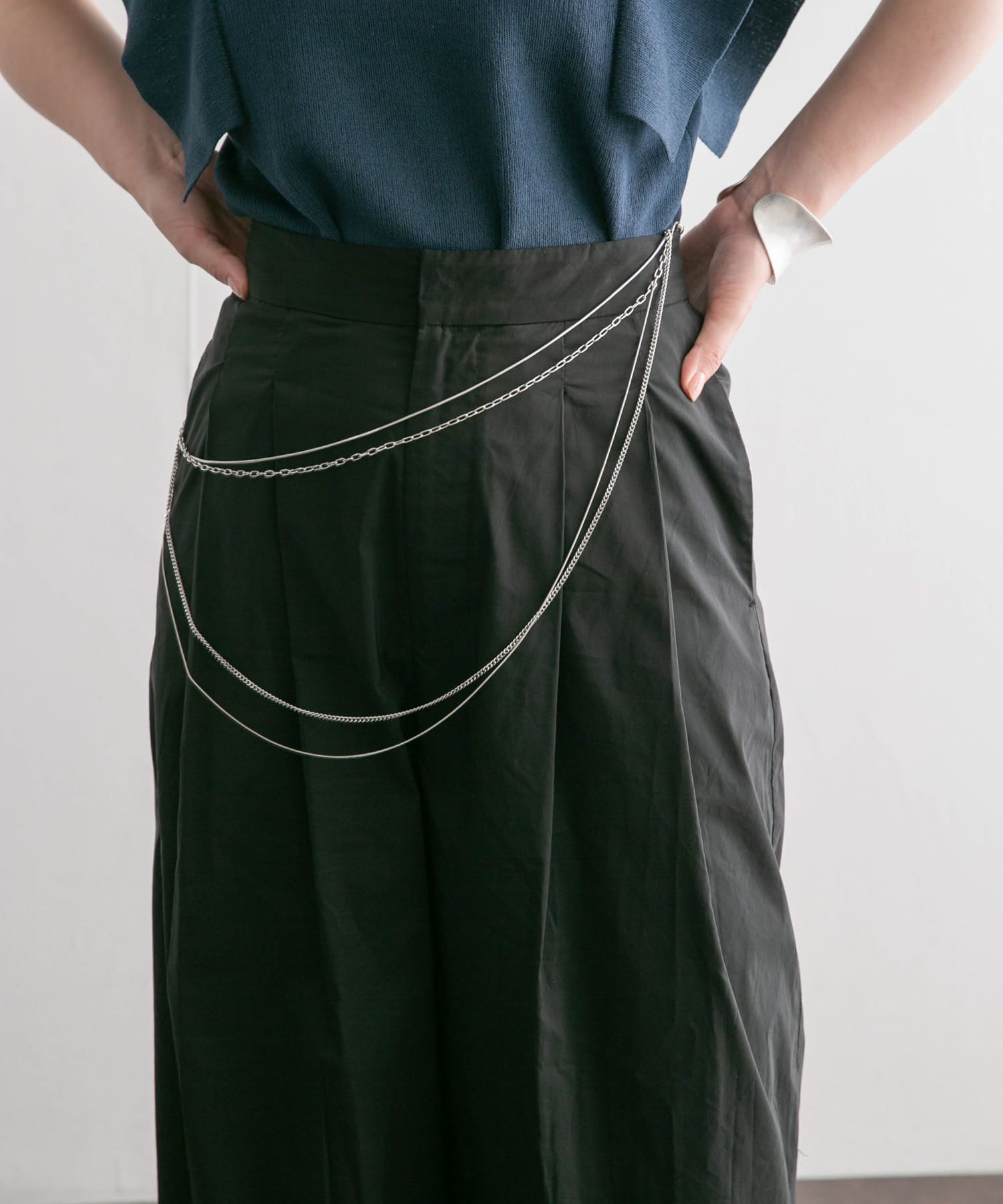 マルチWAYチェーンビスチェ SILVER one