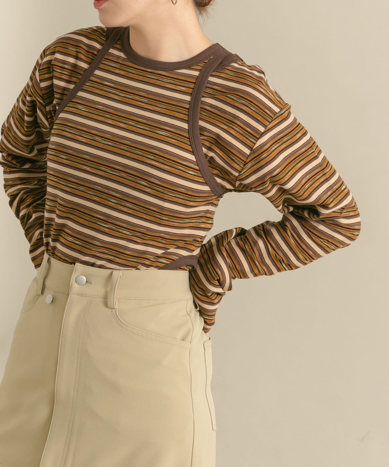 身長：160cm サイズ：one