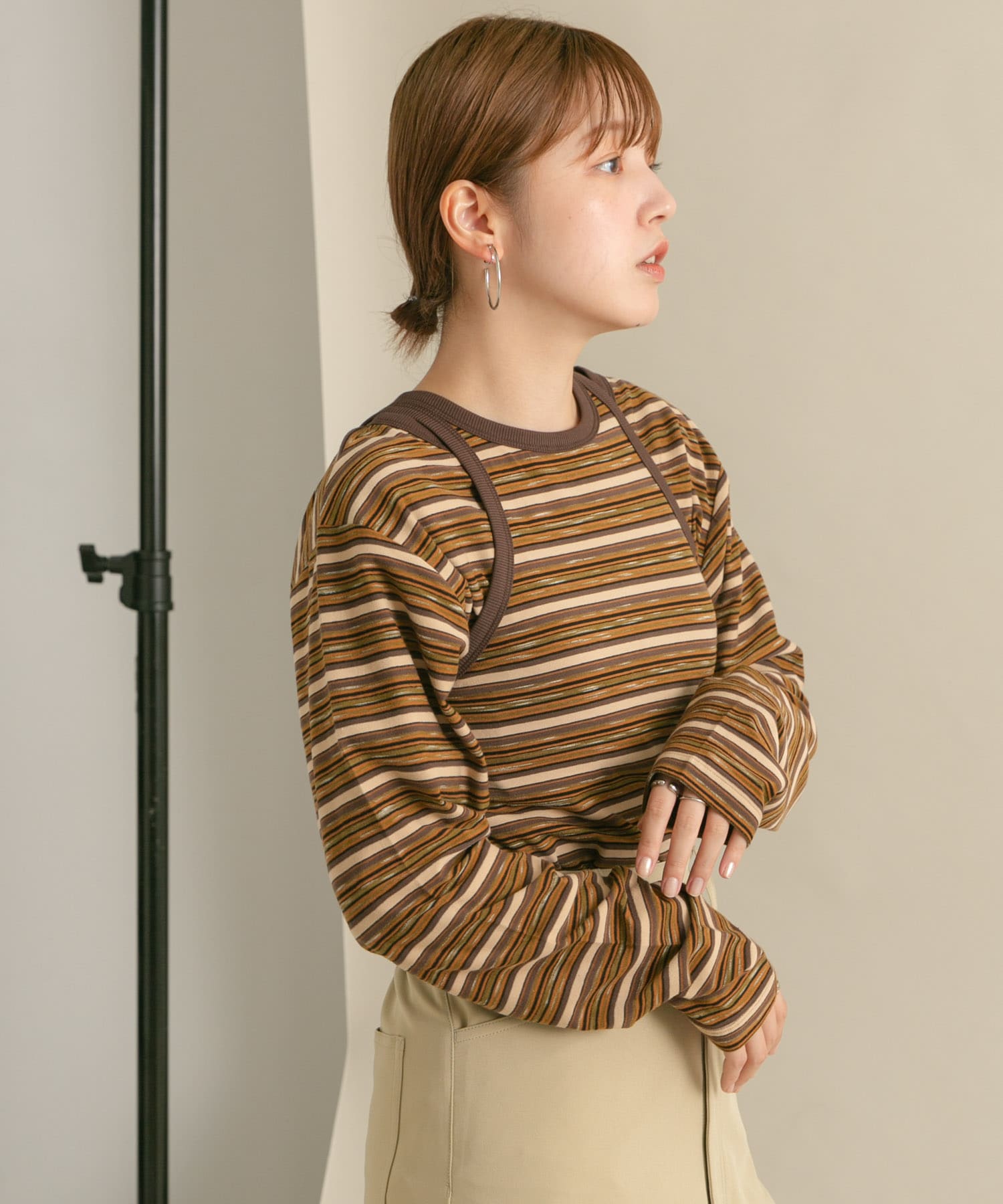 身長：160cm サイズ：one