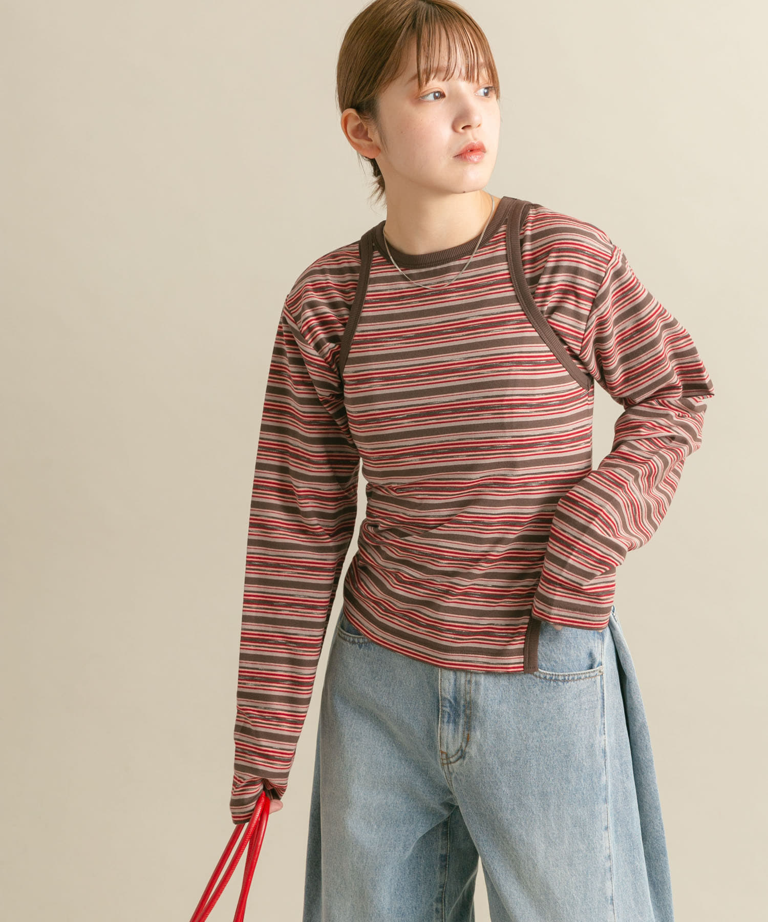 身長：160cm サイズ：one