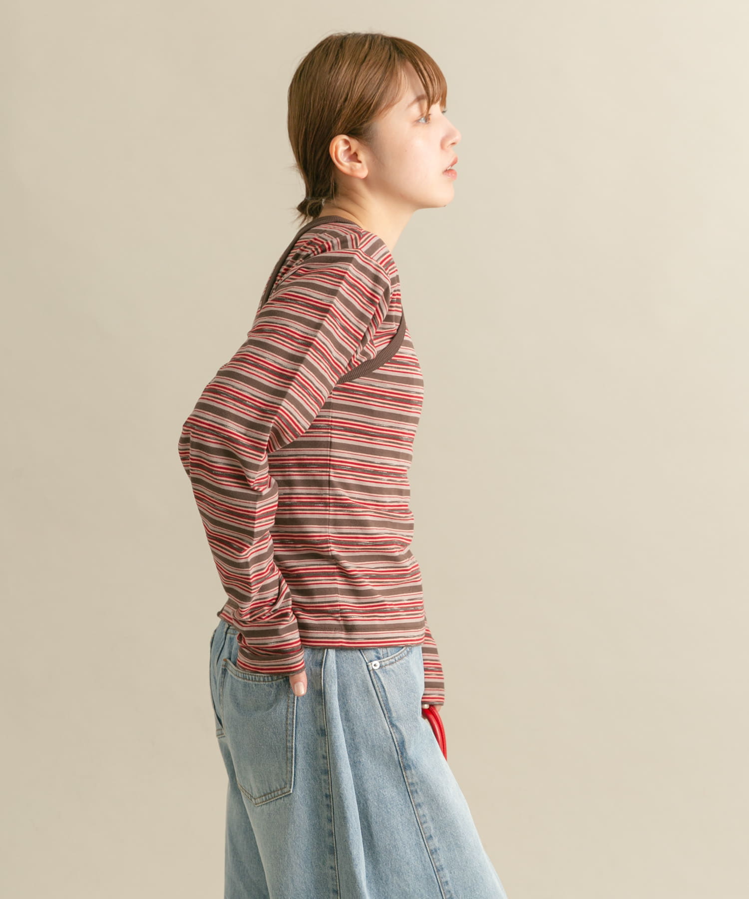 身長：160cm サイズ：one