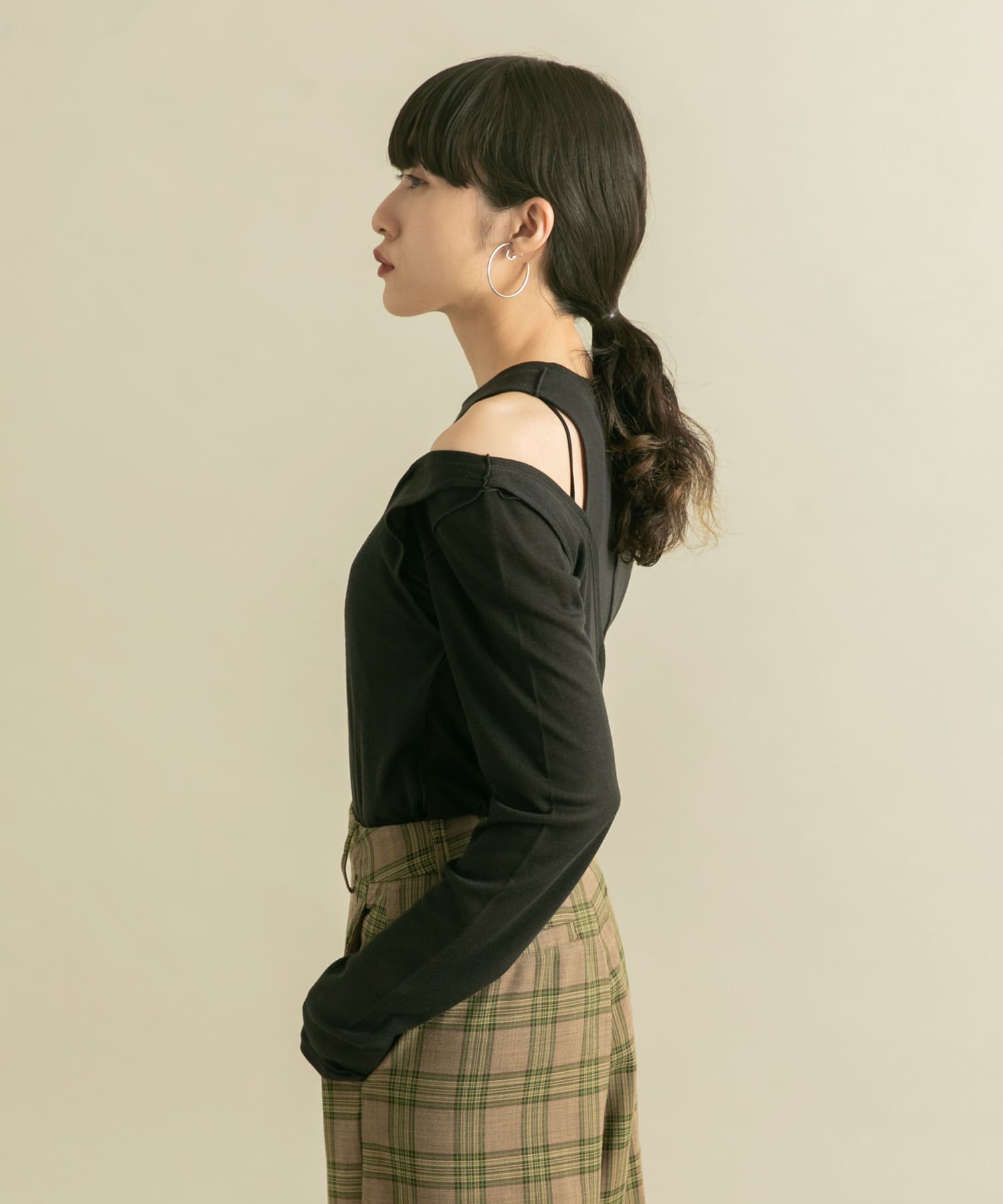 身長：160cm サイズ：one