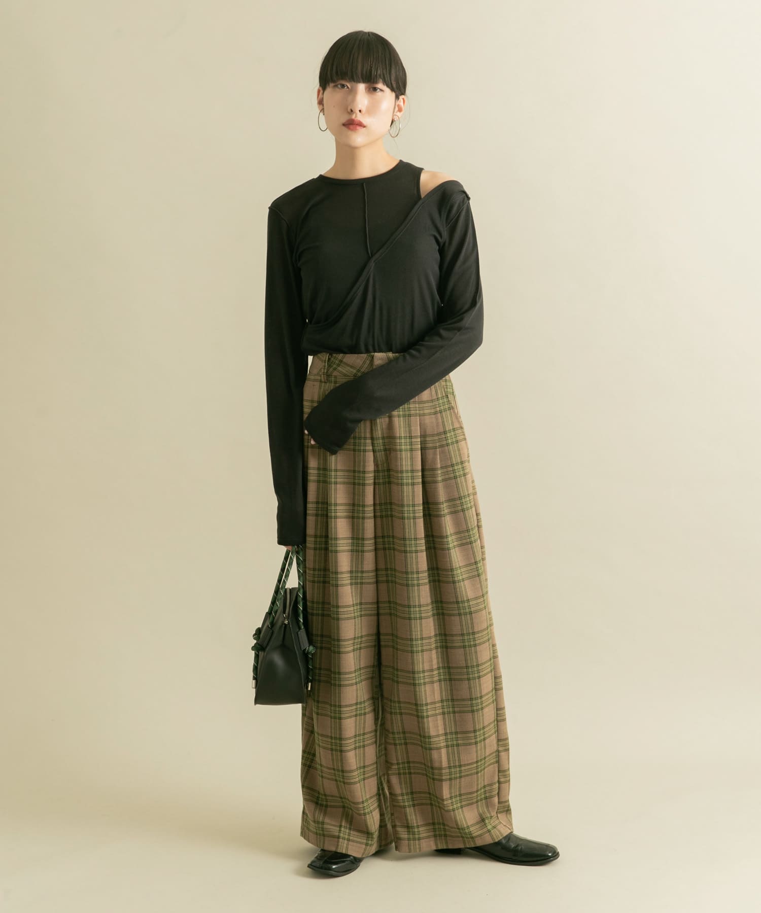 身長：160cm サイズ：one