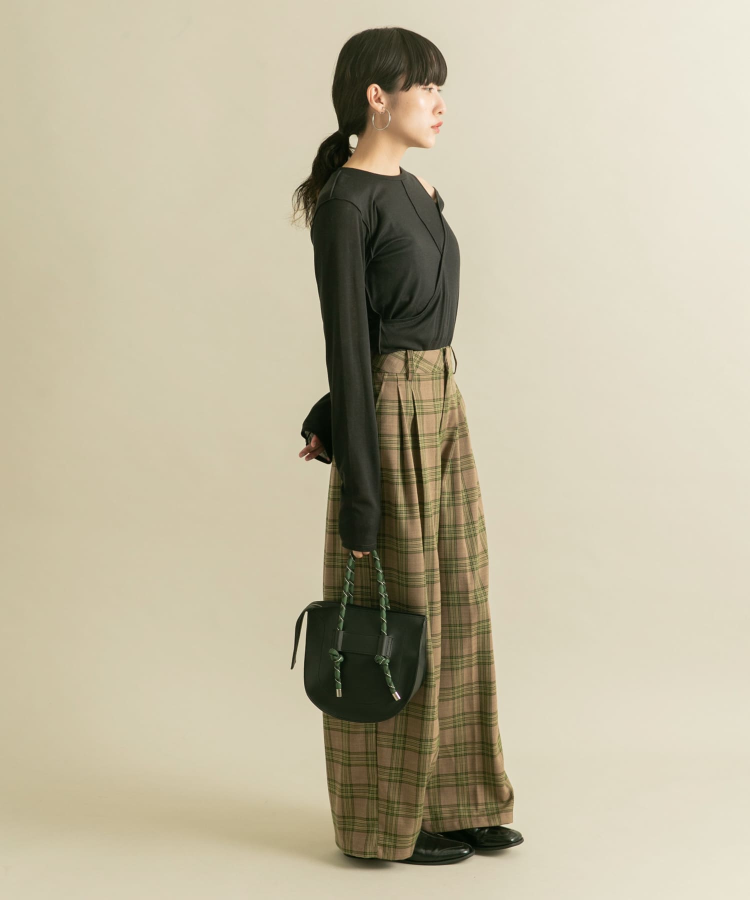 身長：160cm サイズ：one
