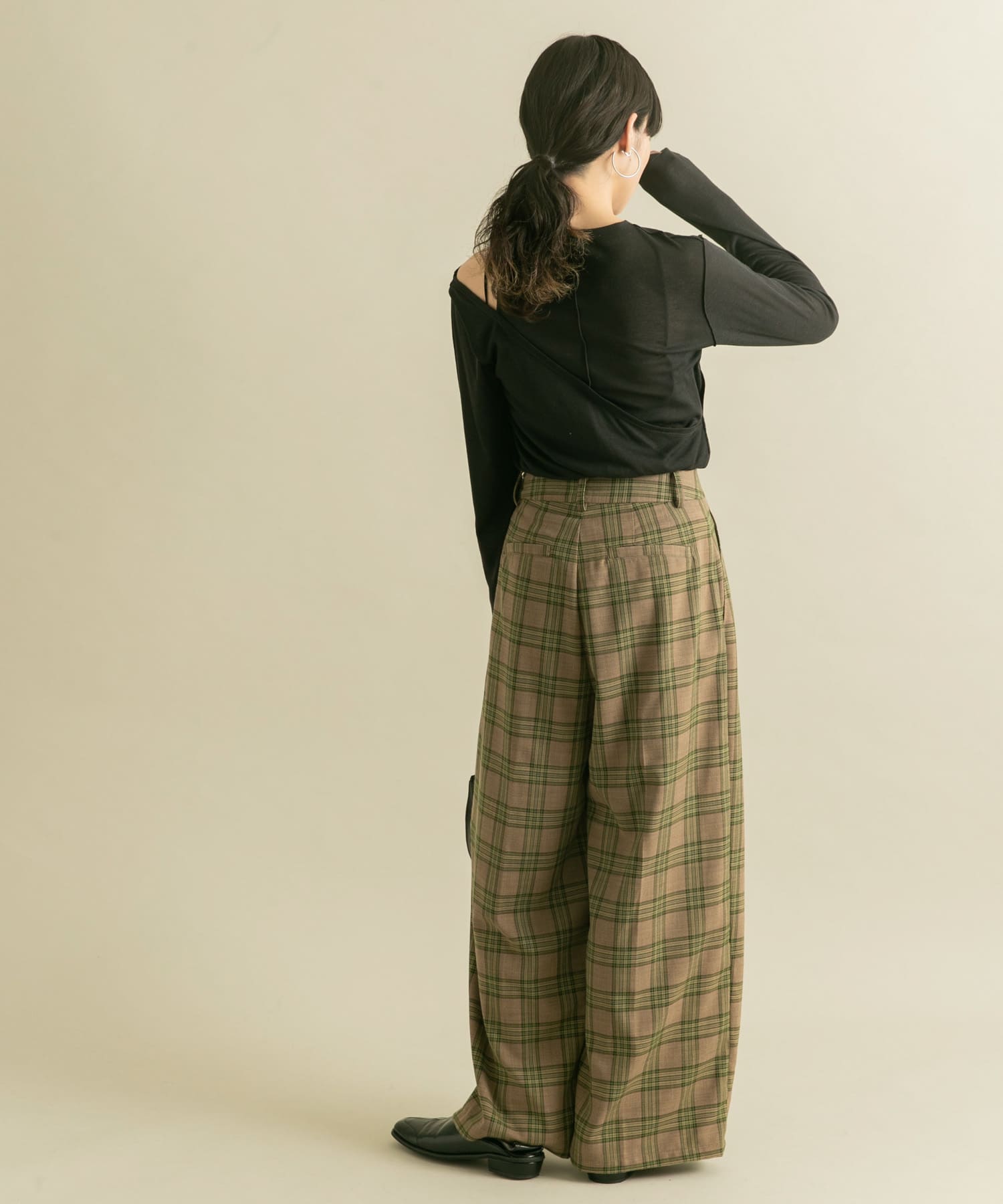 身長：160cm サイズ：one