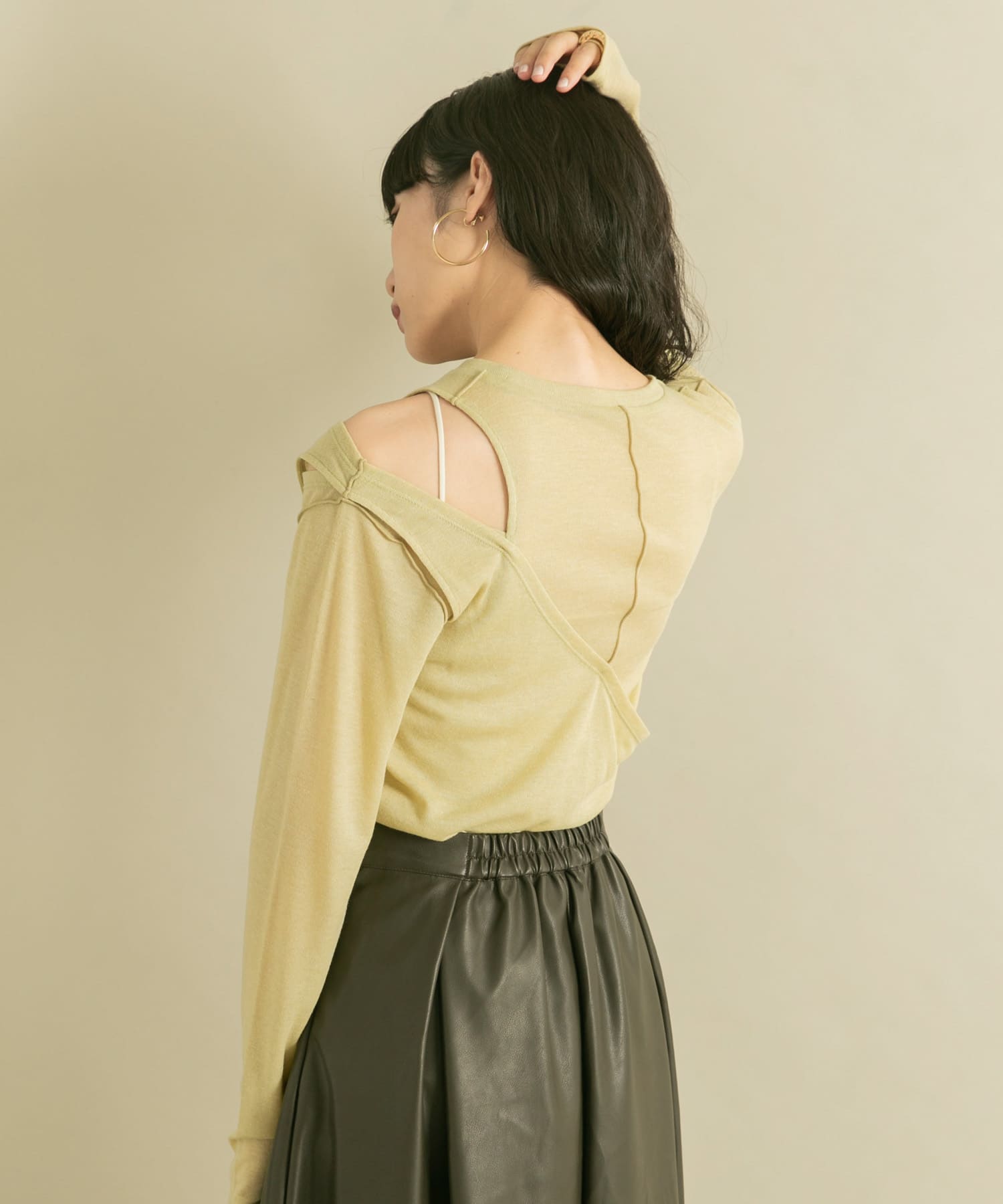 身長：160cm サイズ：one