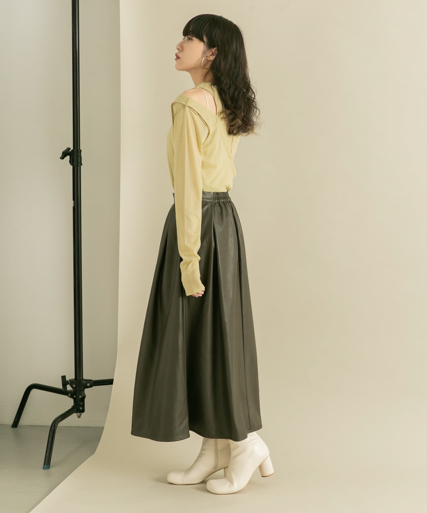 身長：160cm サイズ：one