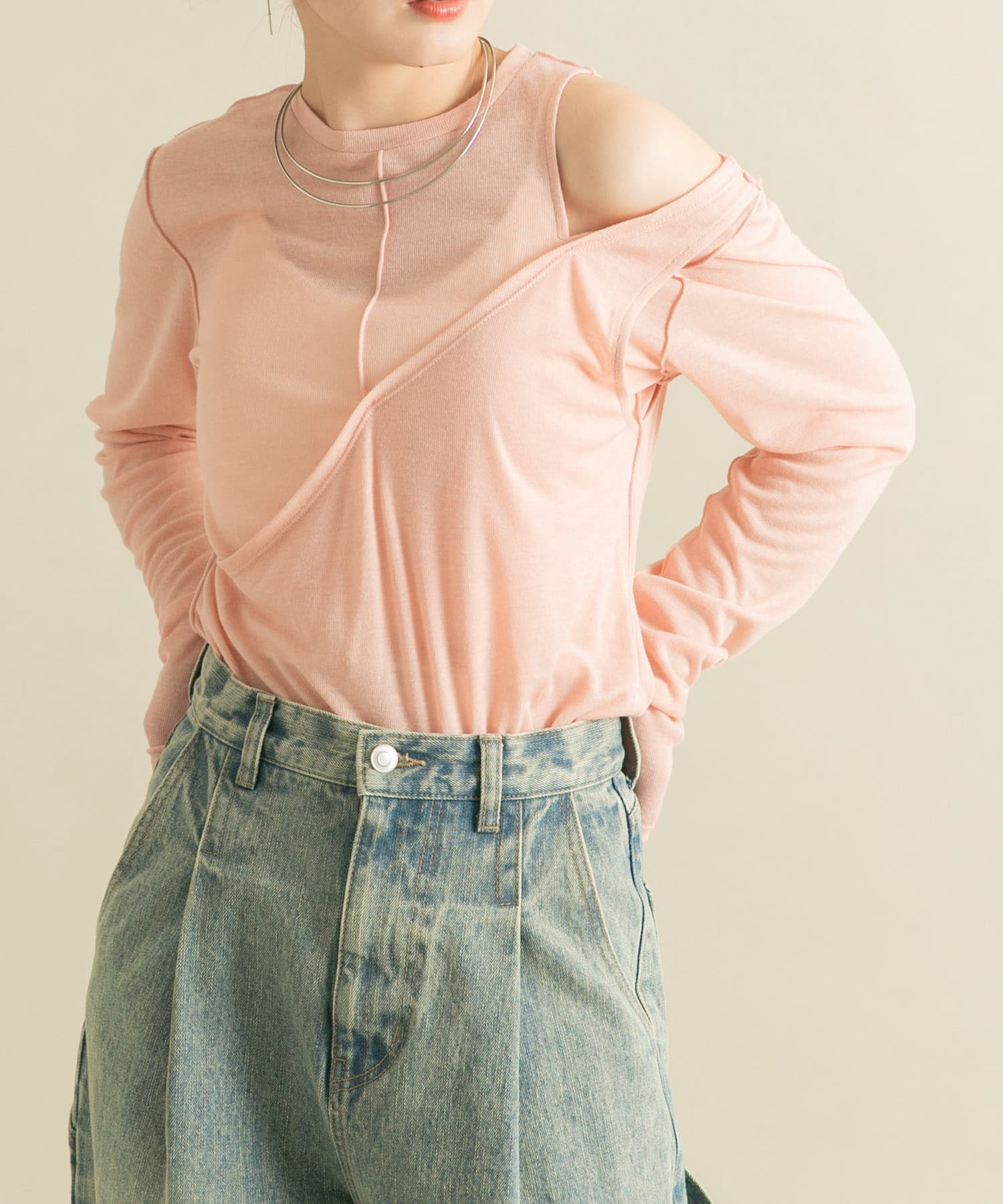 身長：160cm サイズ：one