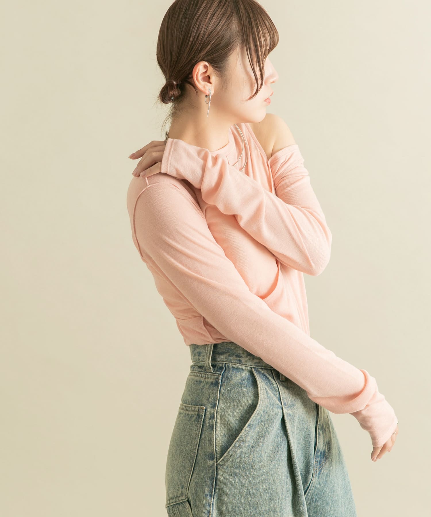 身長：160cm サイズ：one