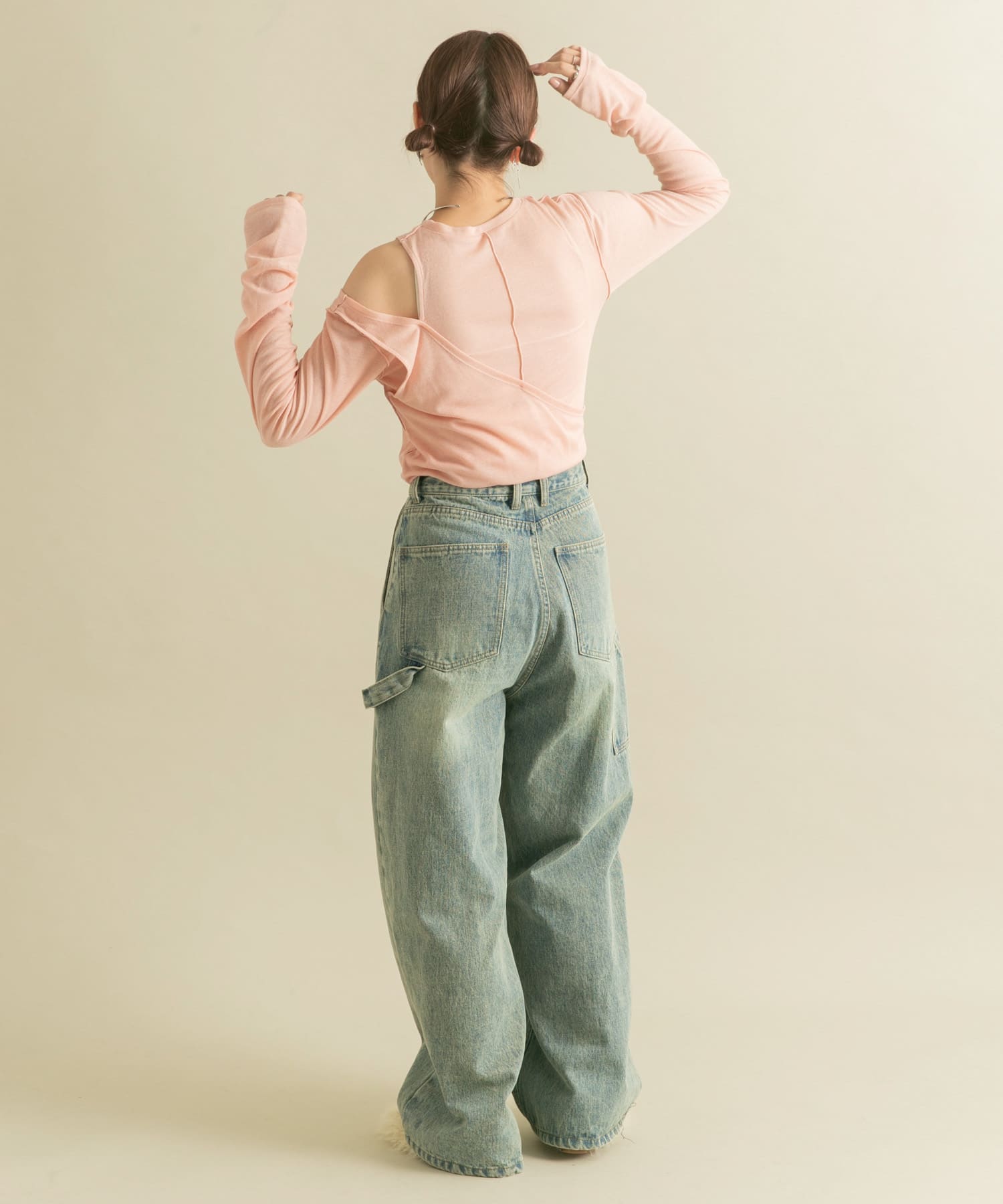 身長：160cm サイズ：one