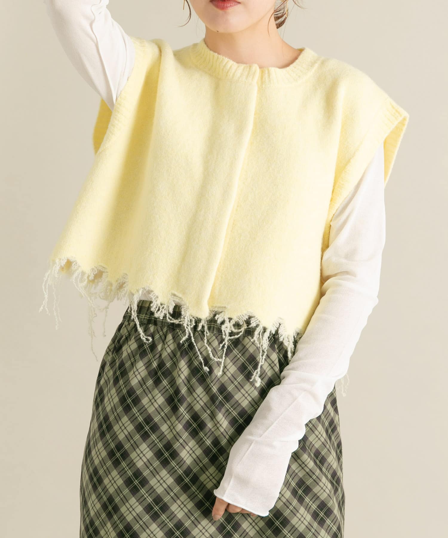 身長：160cm サイズ：one