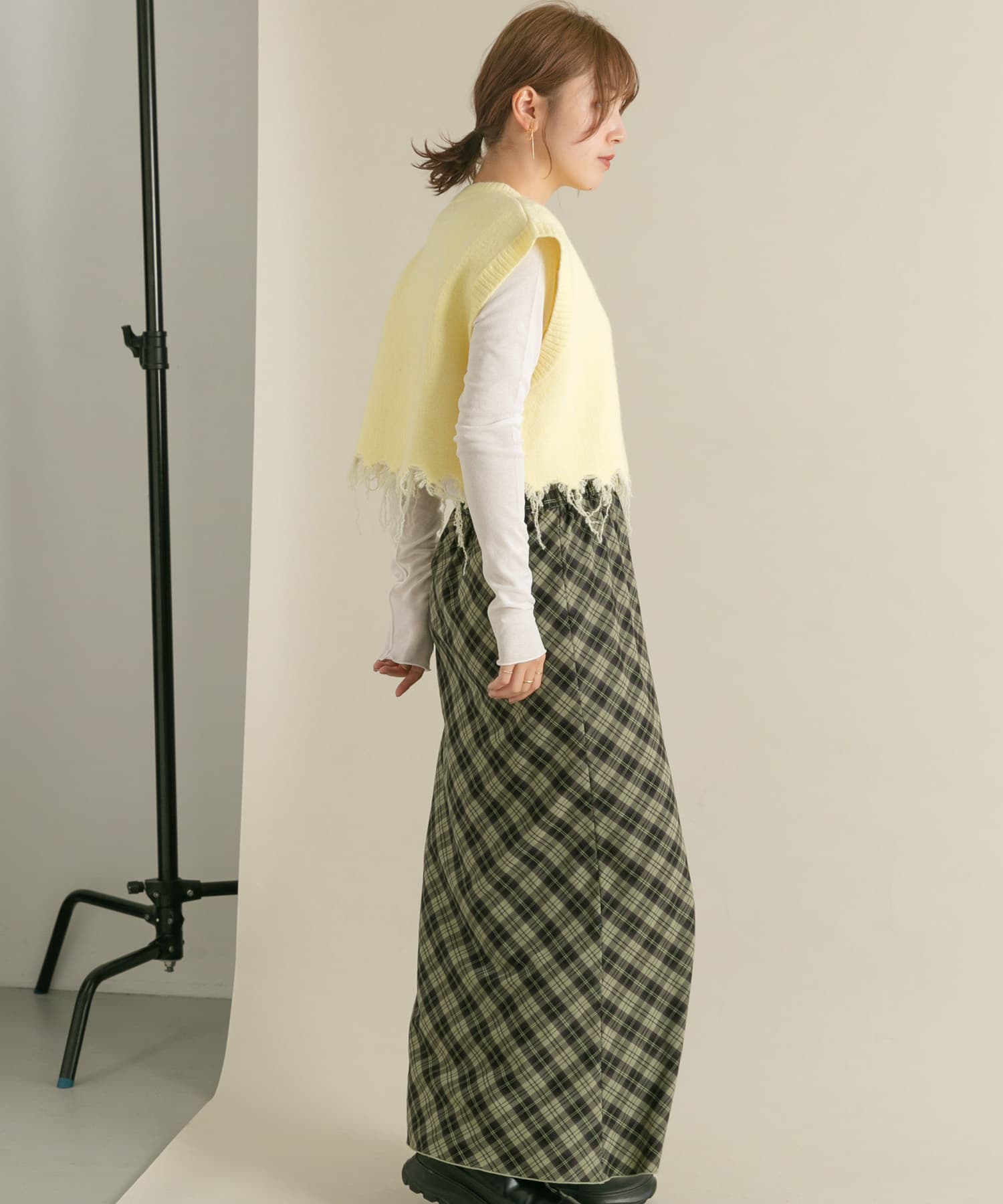 身長：160cm サイズ：one