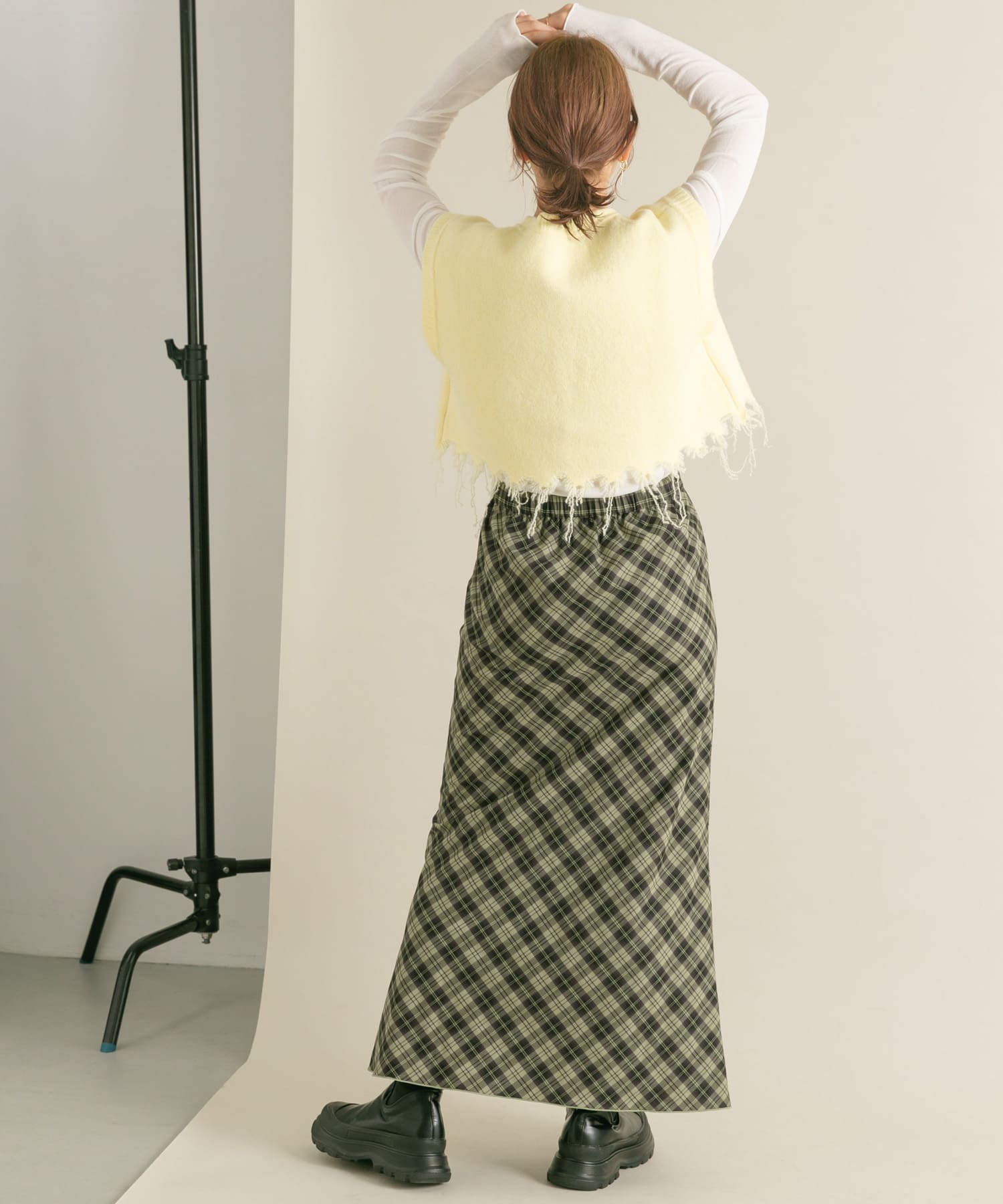 身長：160cm サイズ：one