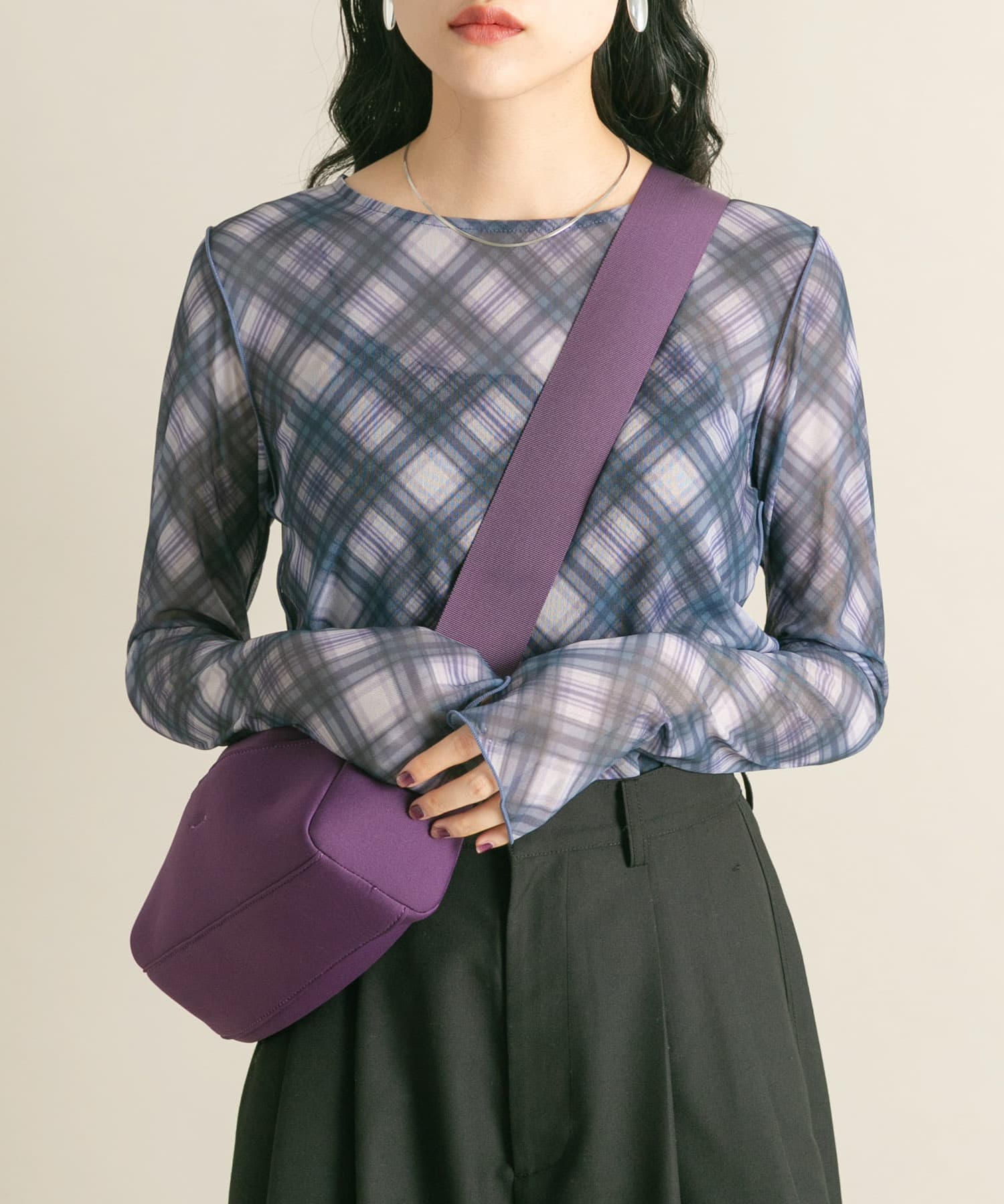 身長：160cm サイズ：one