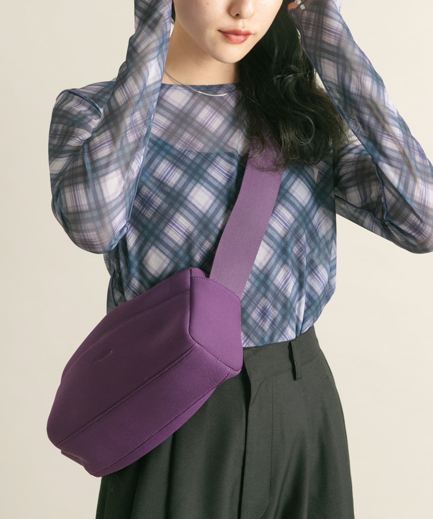 身長：160cm サイズ：one