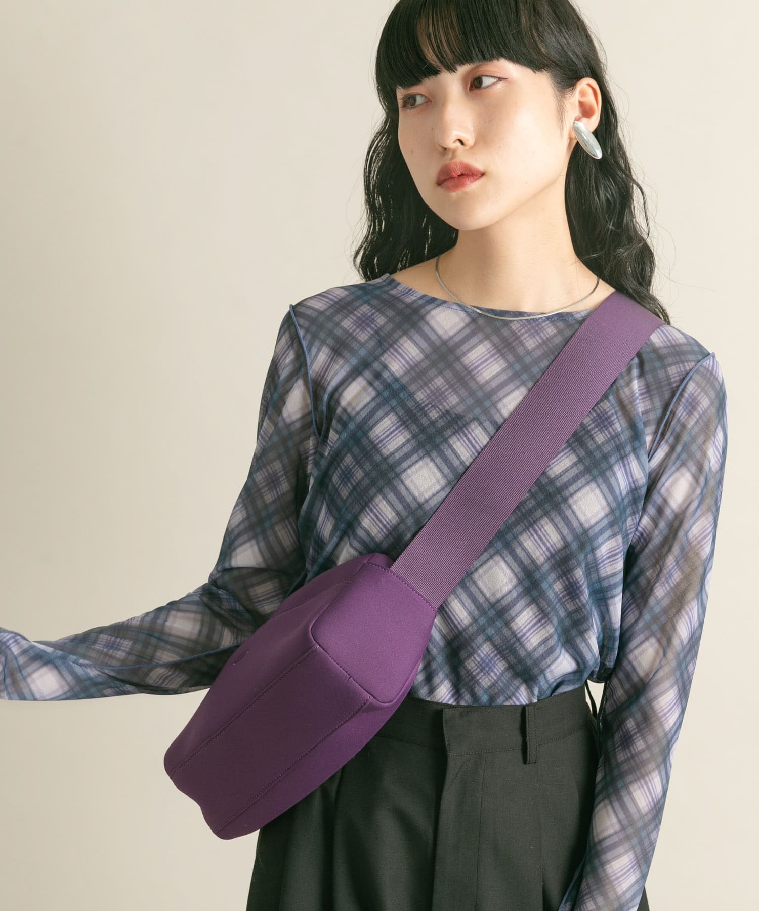 身長：160cm サイズ：one