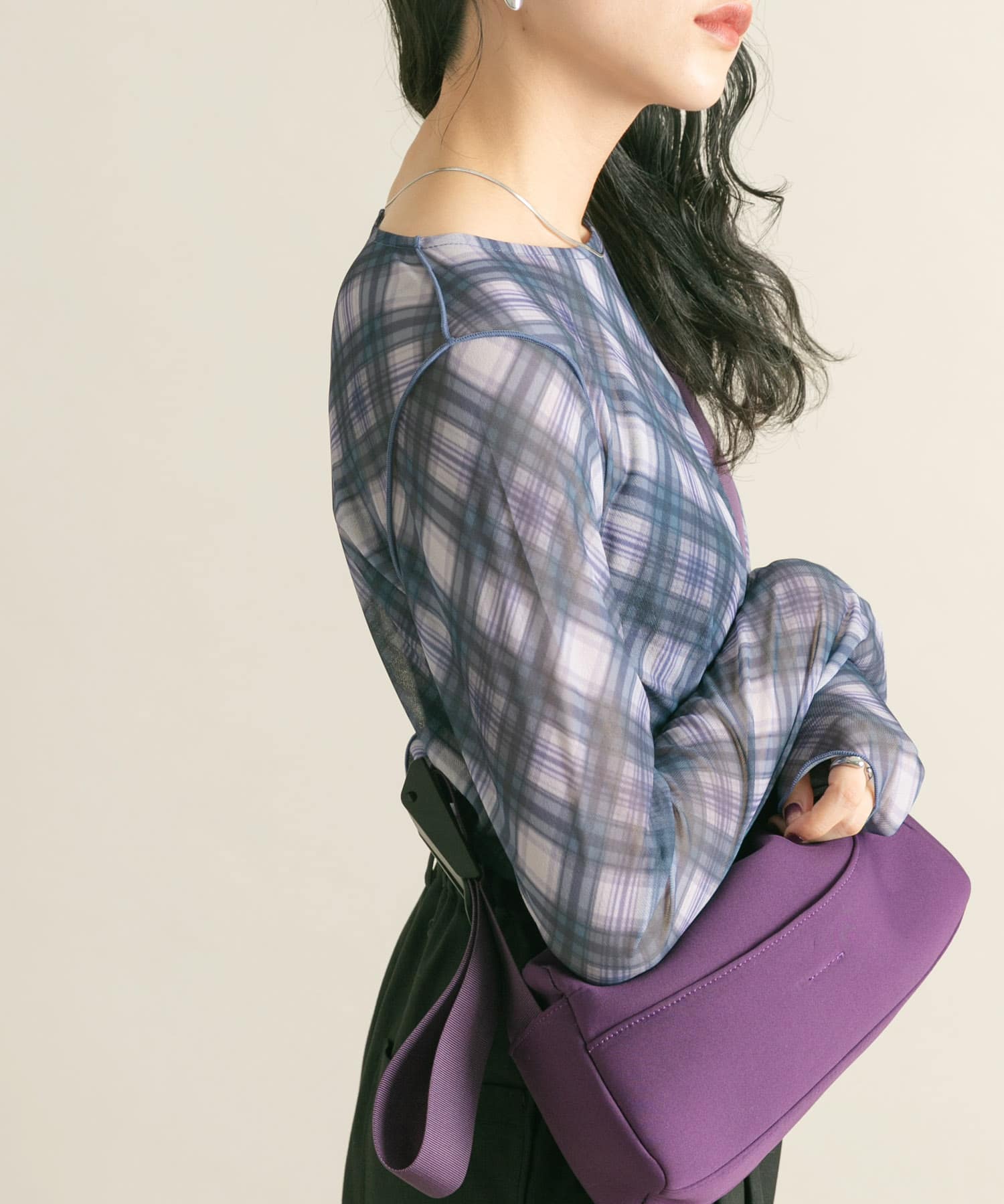 身長：160cm サイズ：one