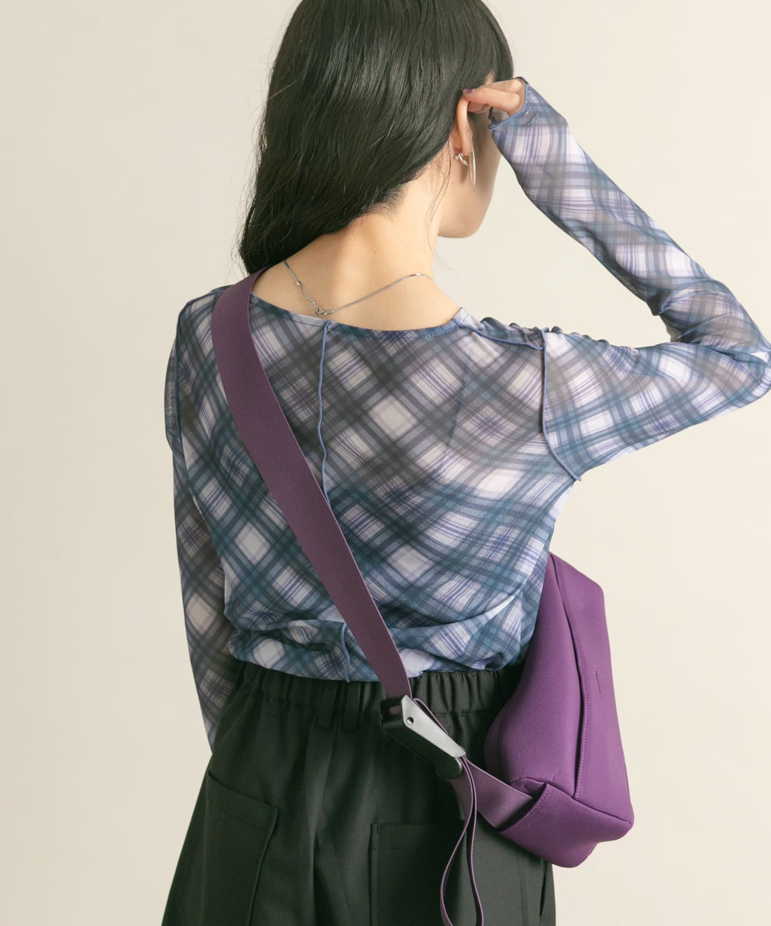 身長：160cm サイズ：one