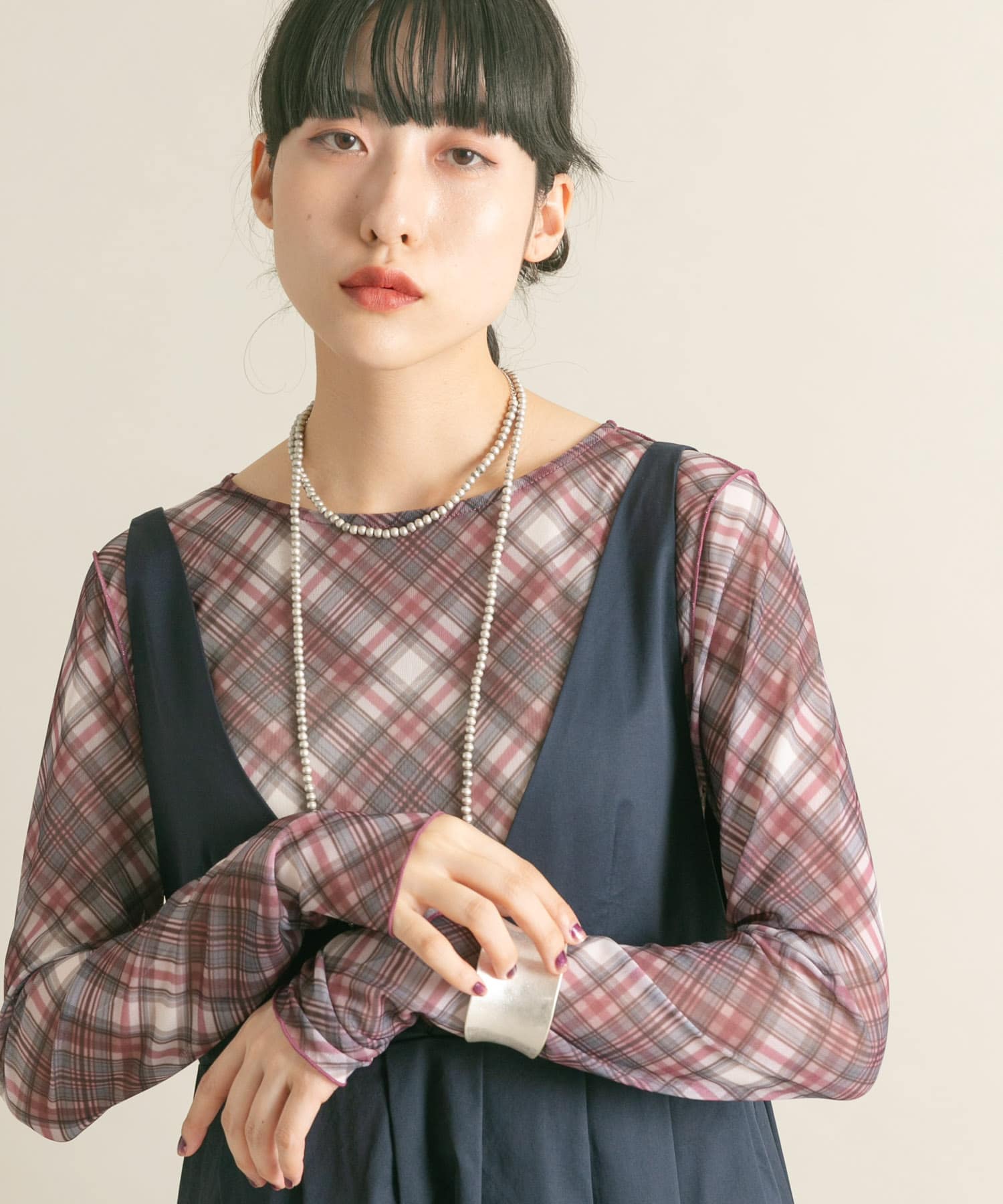 身長：160cm サイズ：one