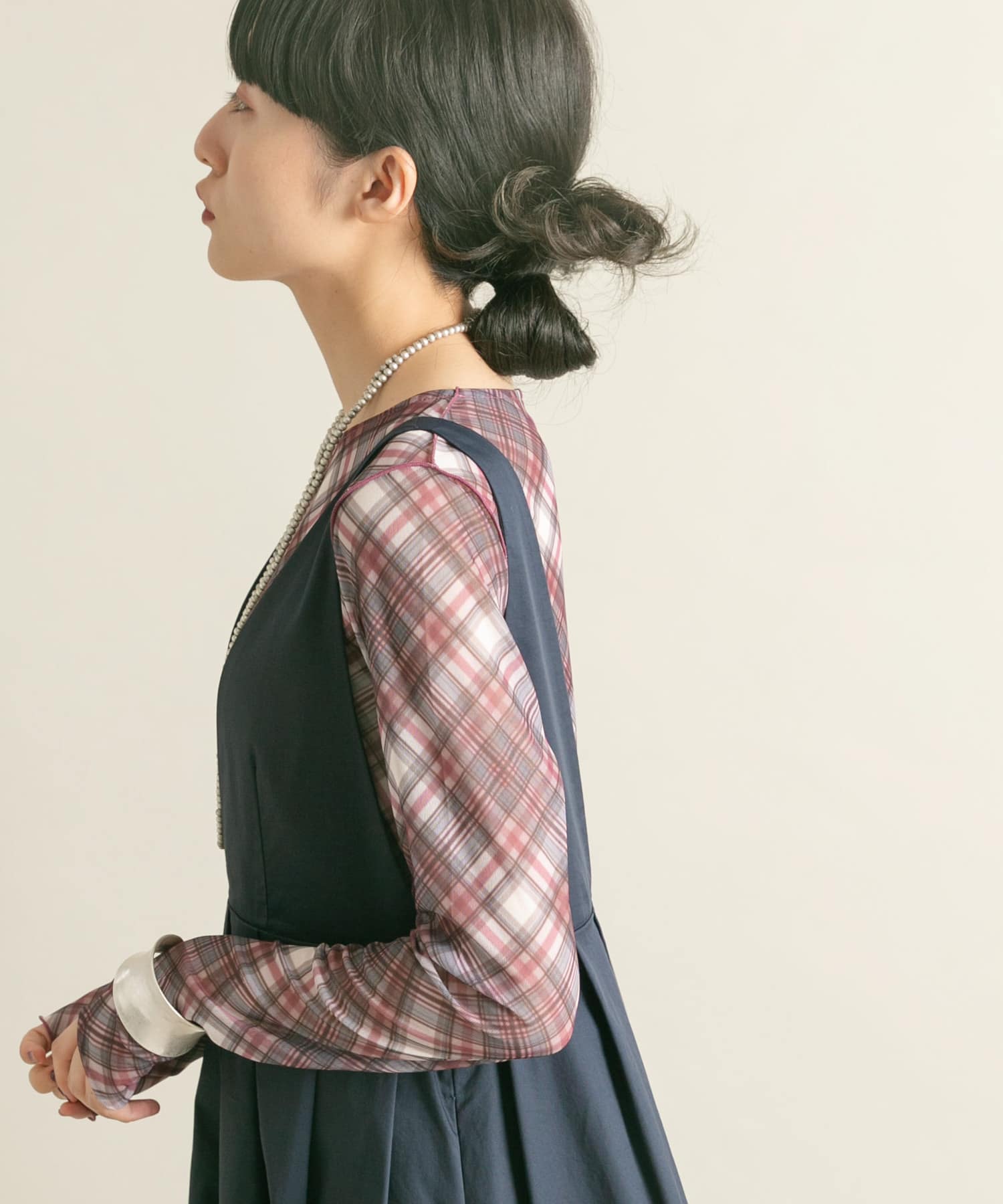身長：160cm サイズ：one