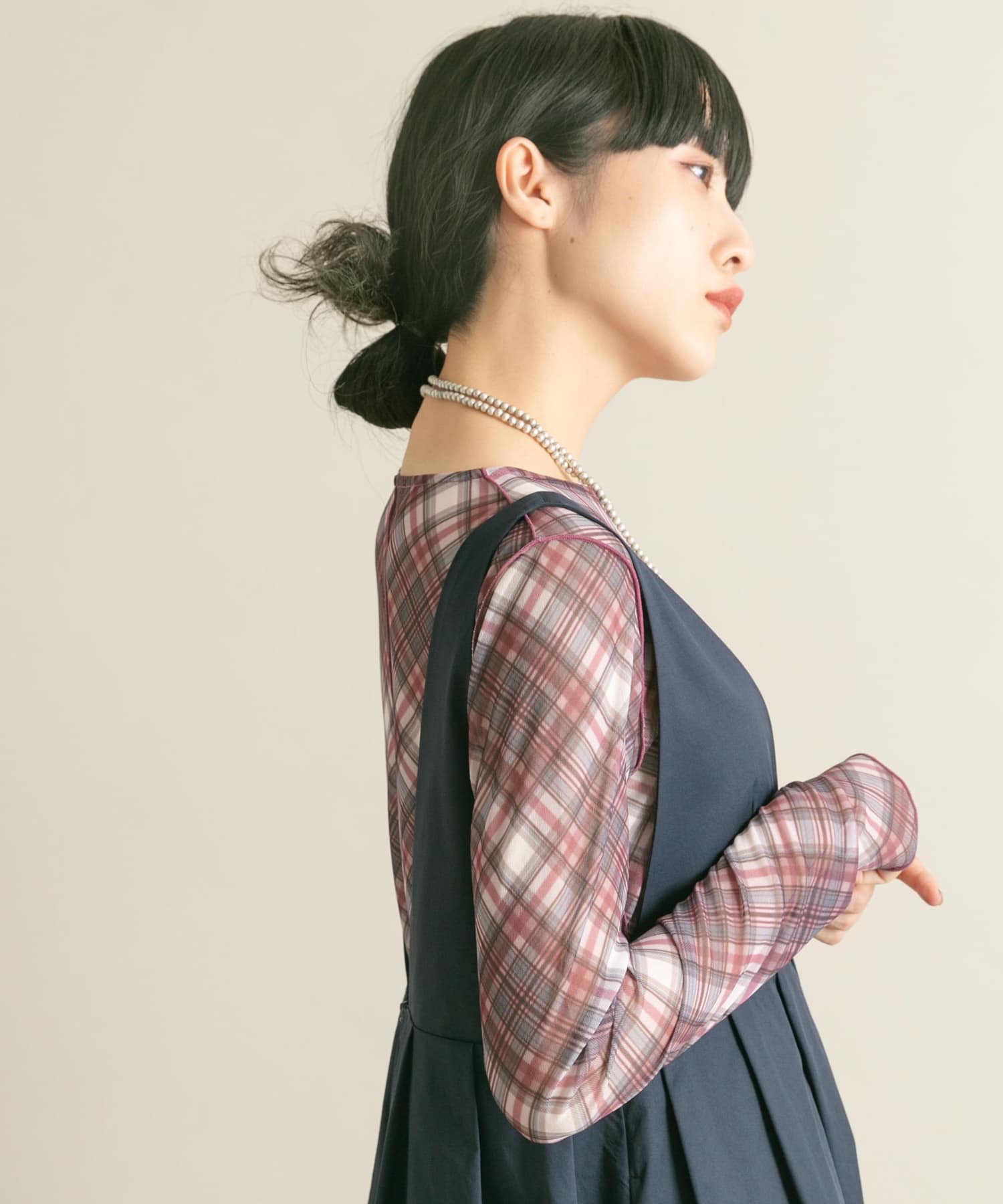 身長：160cm サイズ：one
