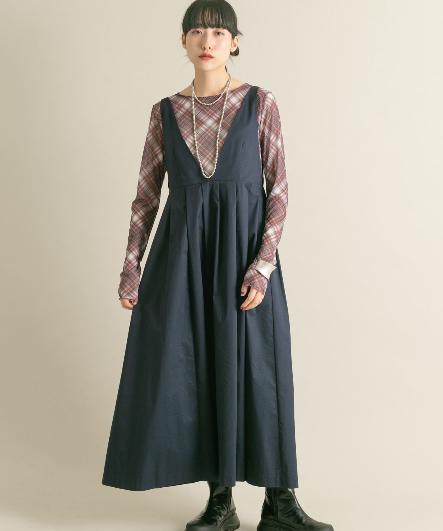 身長：160cm サイズ：one