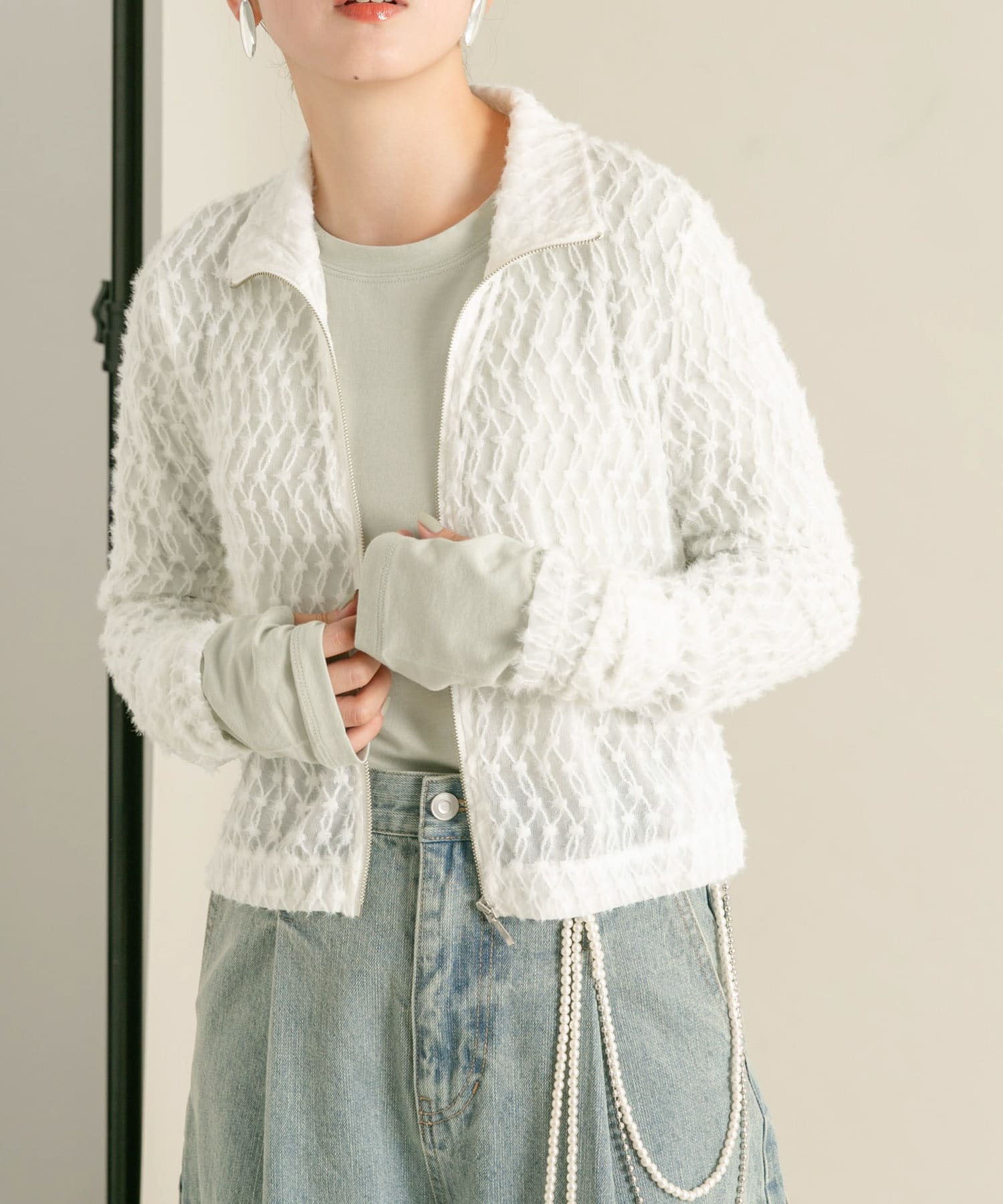 身長：160cm サイズ：one