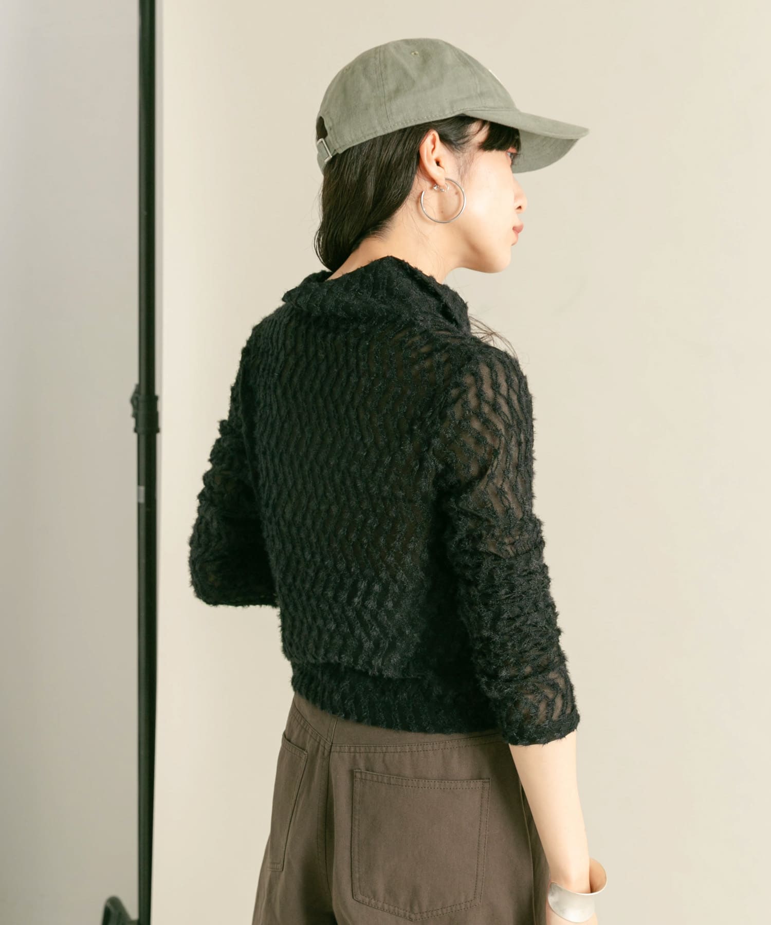 身長：160cm サイズ：one