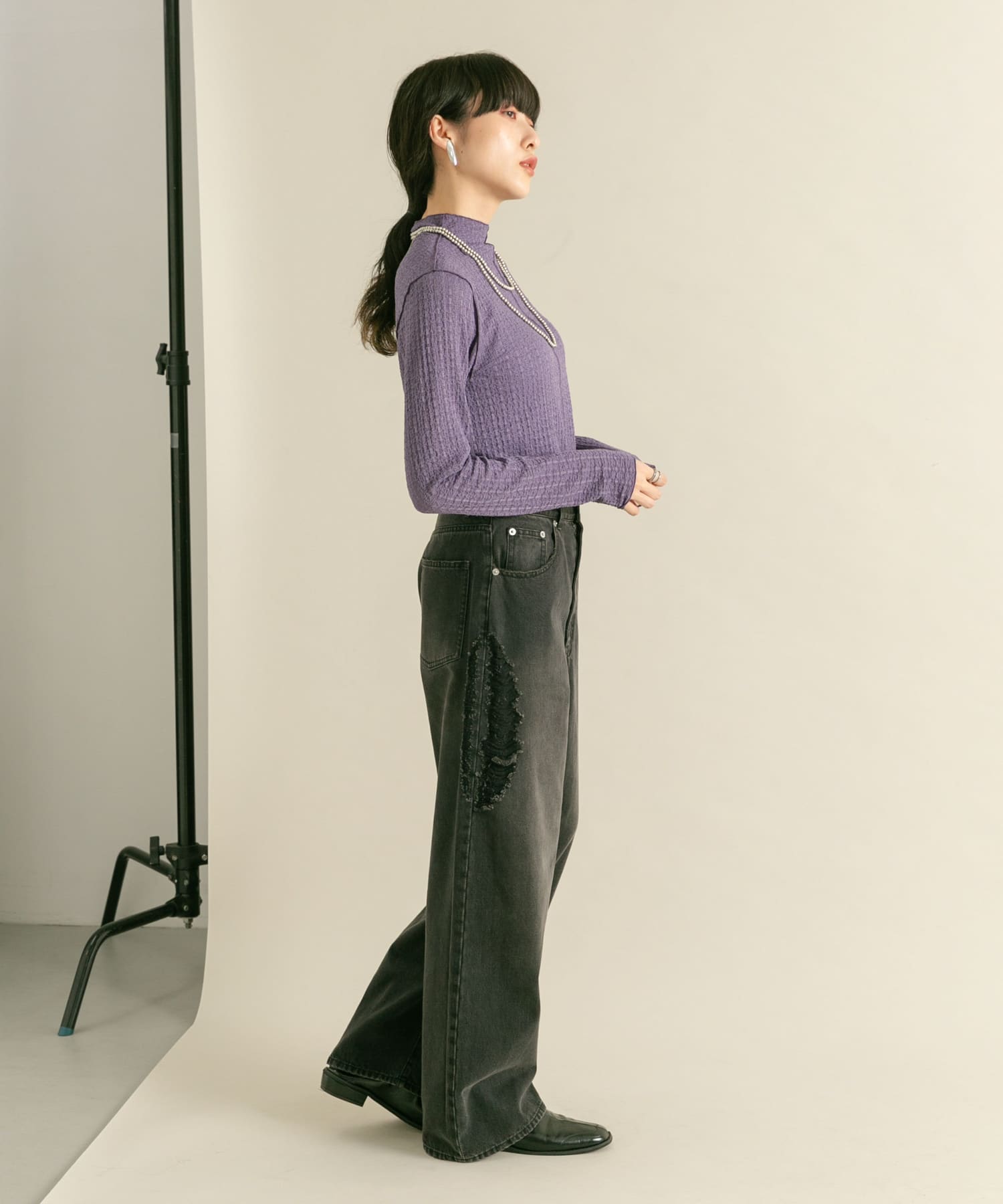 身長：160cm サイズ：one