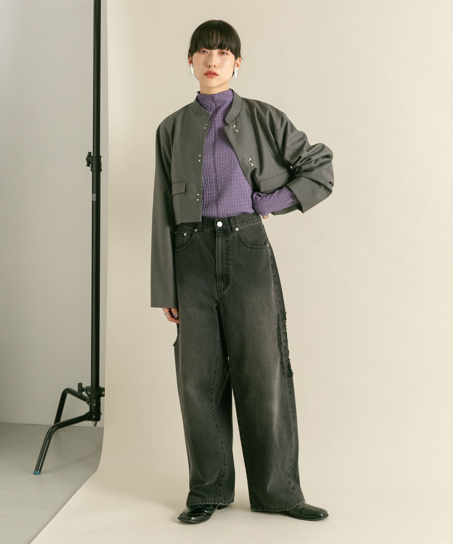 身長：160cm サイズ：one