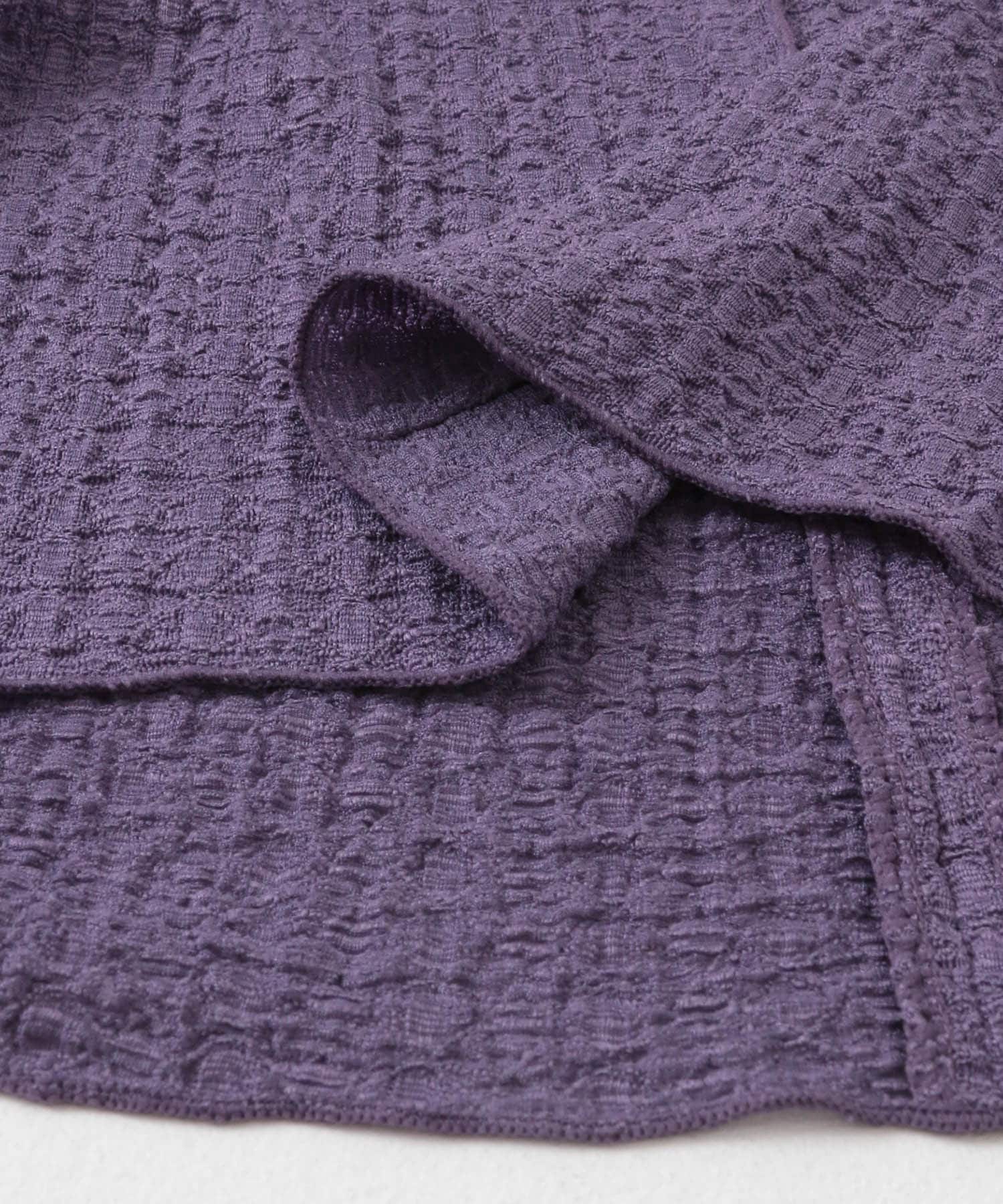 シアーブークレハイネックトップス PURPLE one