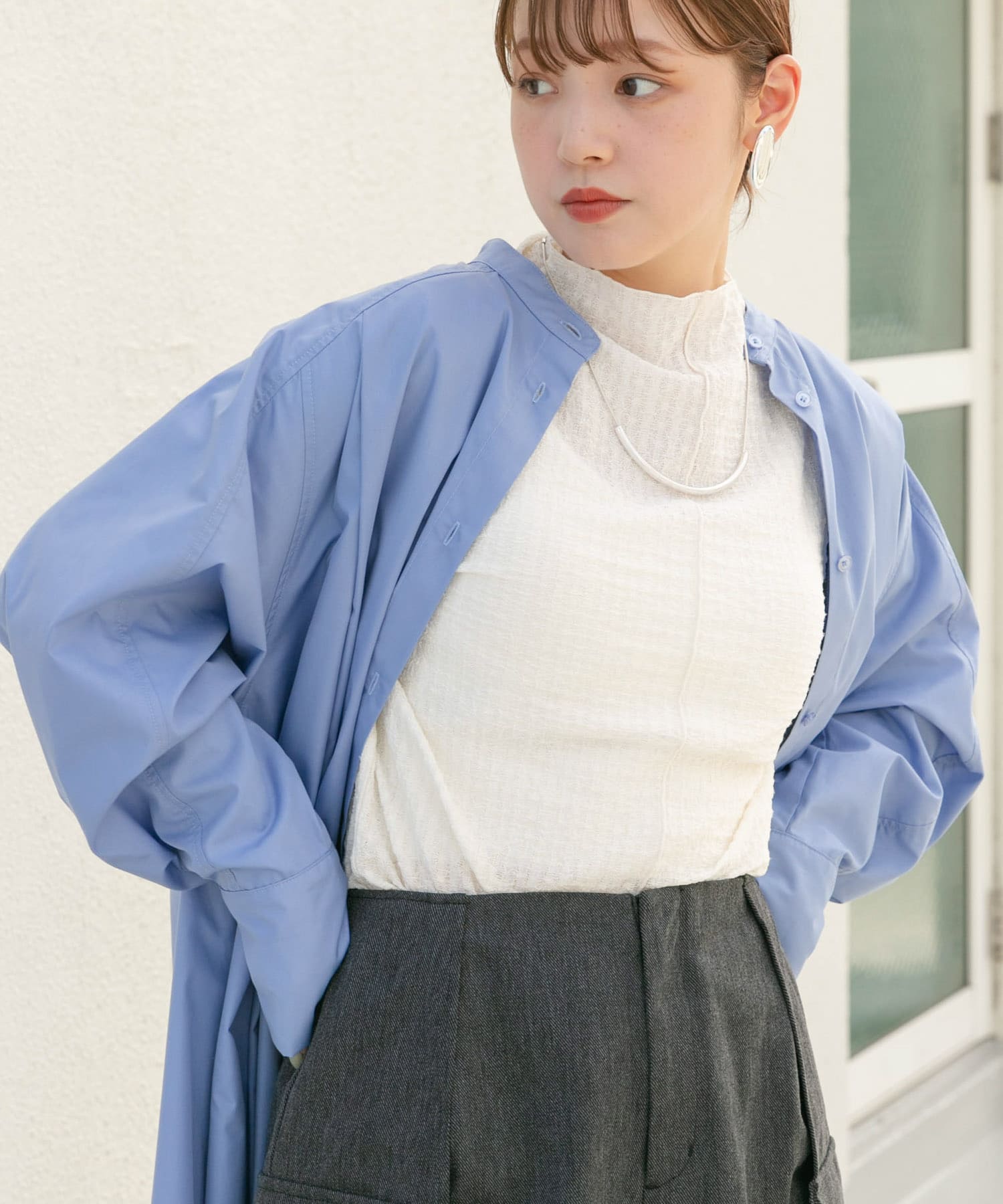 身長：160cm サイズ：one