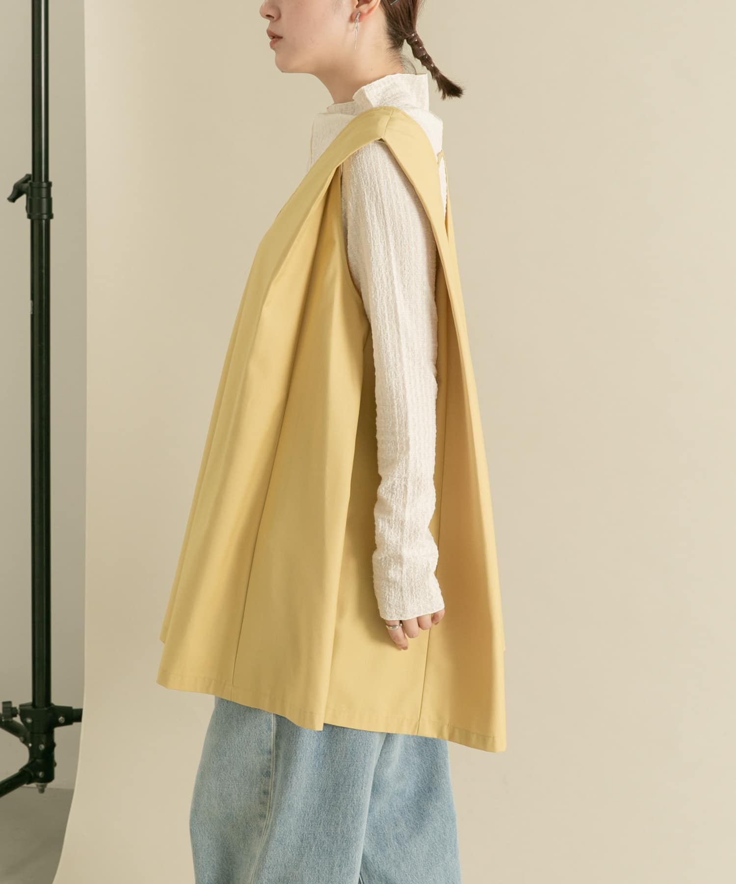 身長：160cm サイズ：one