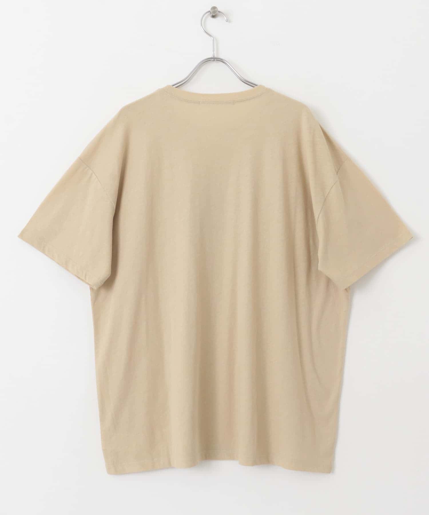 シアープリントBIG TEE BEIGE one