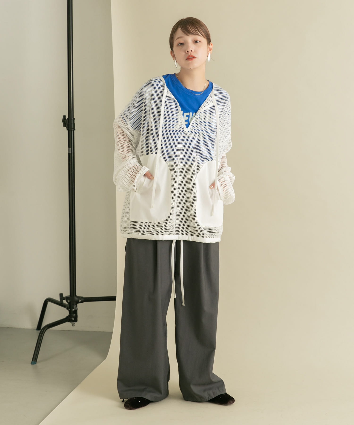 身長：160cm サイズ：one